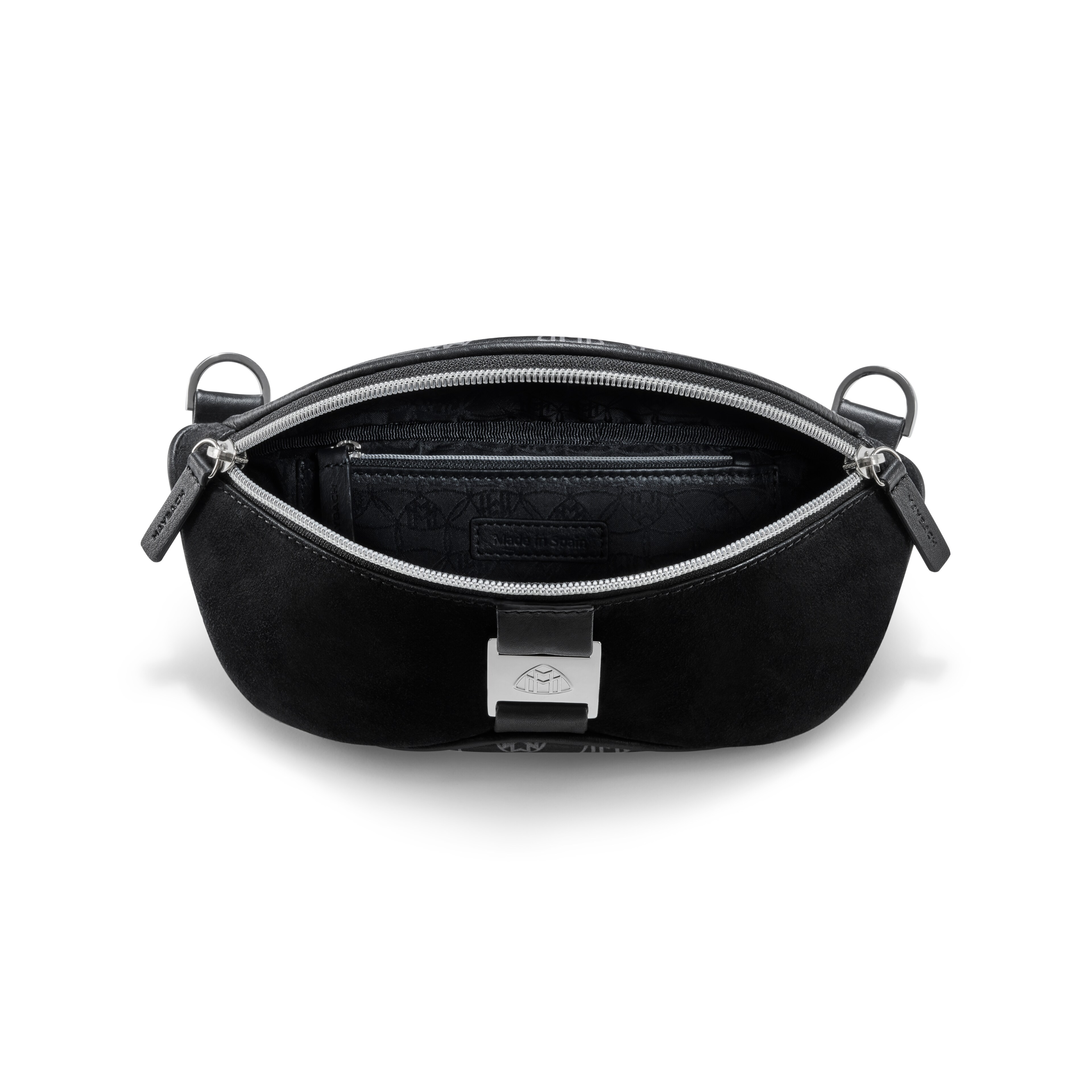 Riñonera, Mercedes-Maybach - negro, Cuero