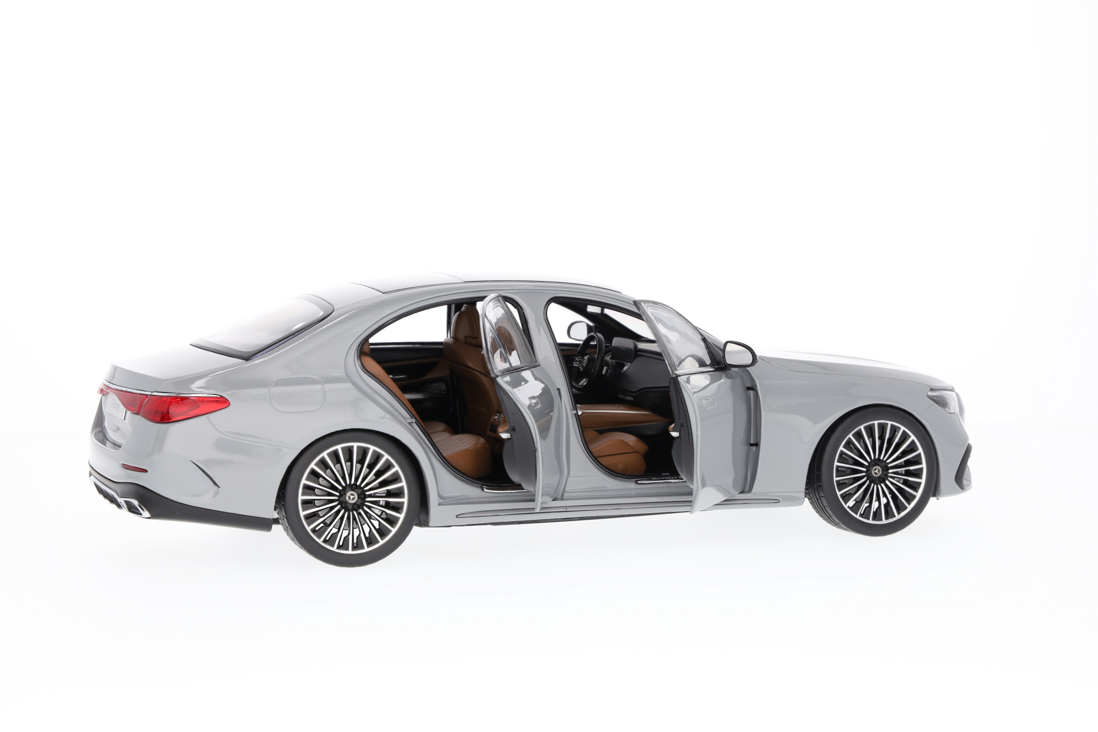 Clase E, Berlina, AMG Line, W214 - MANUFAKTUR gris alpino uni, iScale, 1:18