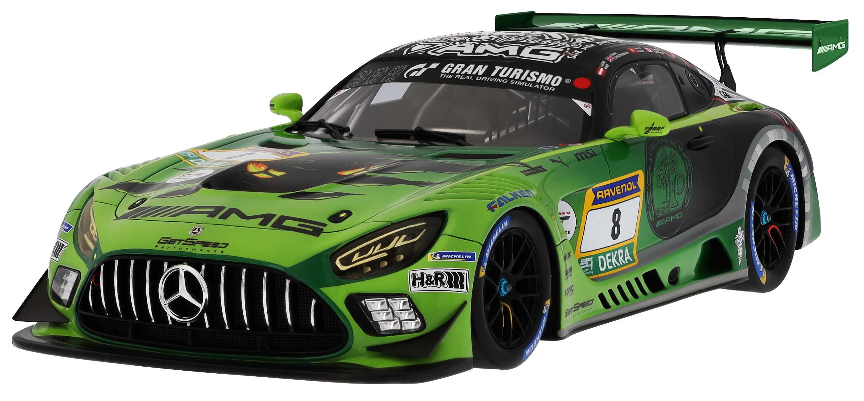 Mercedes-AMG GT3, ADAC RAVENOL 24 h de Nürburgring 2024, C190 - green hell magno, Minimax, 1:18