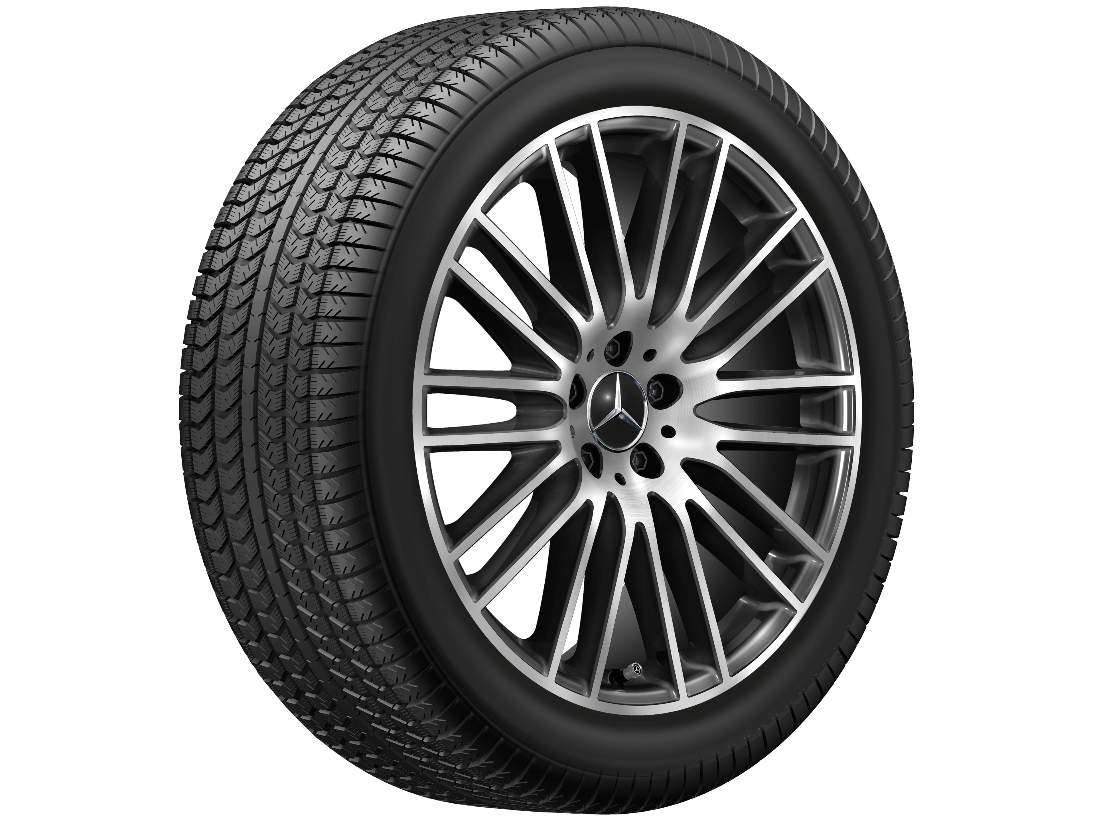 Llanta multirradio, 50,8 cm (20 pulgadas), diamantada brillante - 8,5 J x 20 ET 34,5, negro, pulido a alto brillo