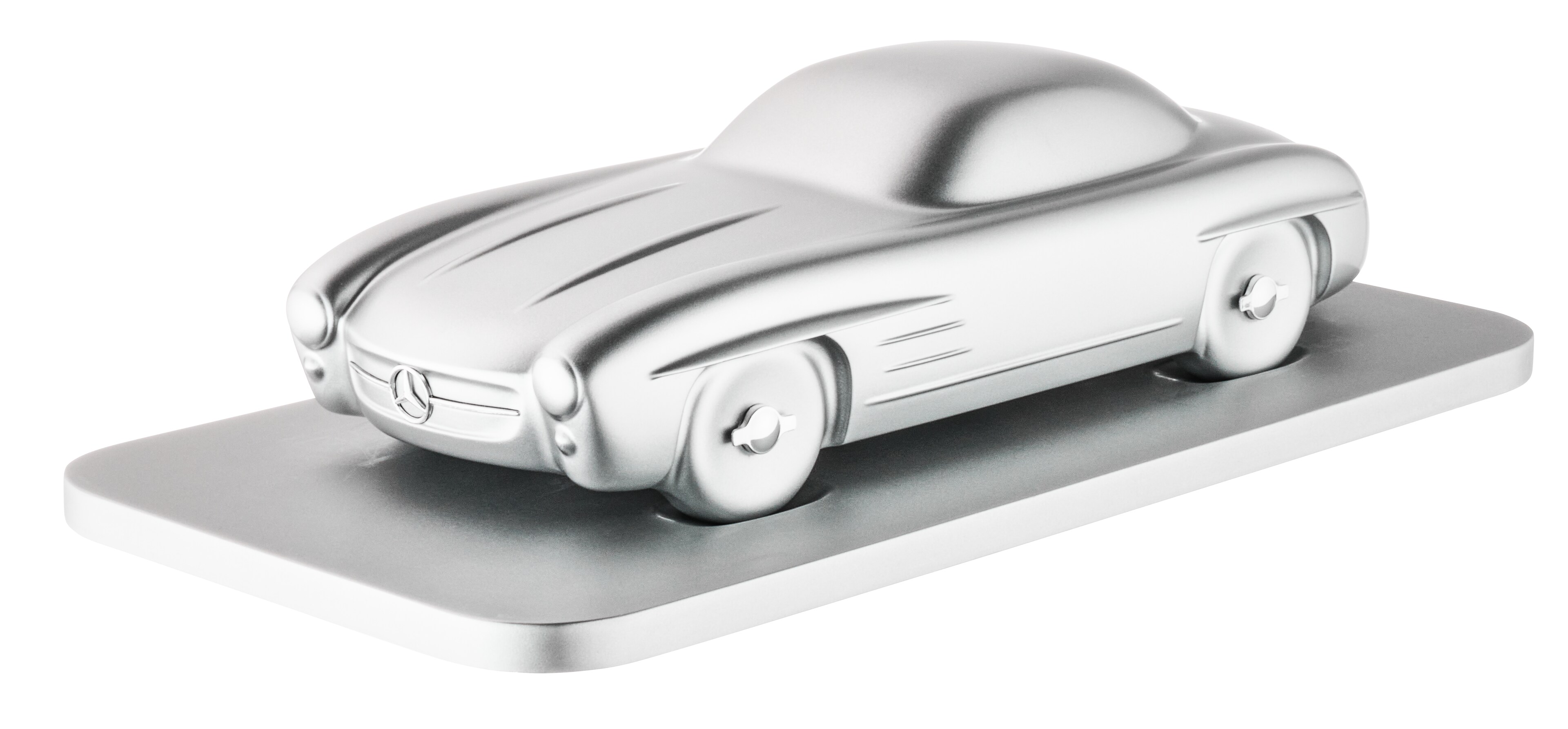 Escultura 300 SL Coupé W 198 II (1957-1963) - plata, Minichamps, 1:18