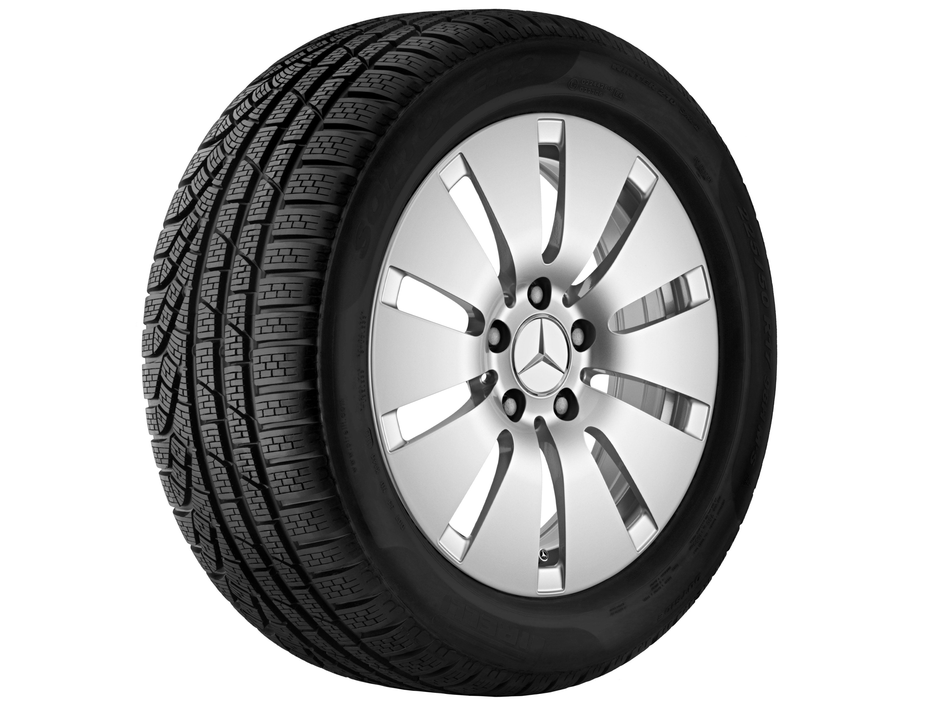 Llanta de 10 orificios, 45,7 cm (18 pulgadas) - 8 J x 18 ET 43, plata vanadio