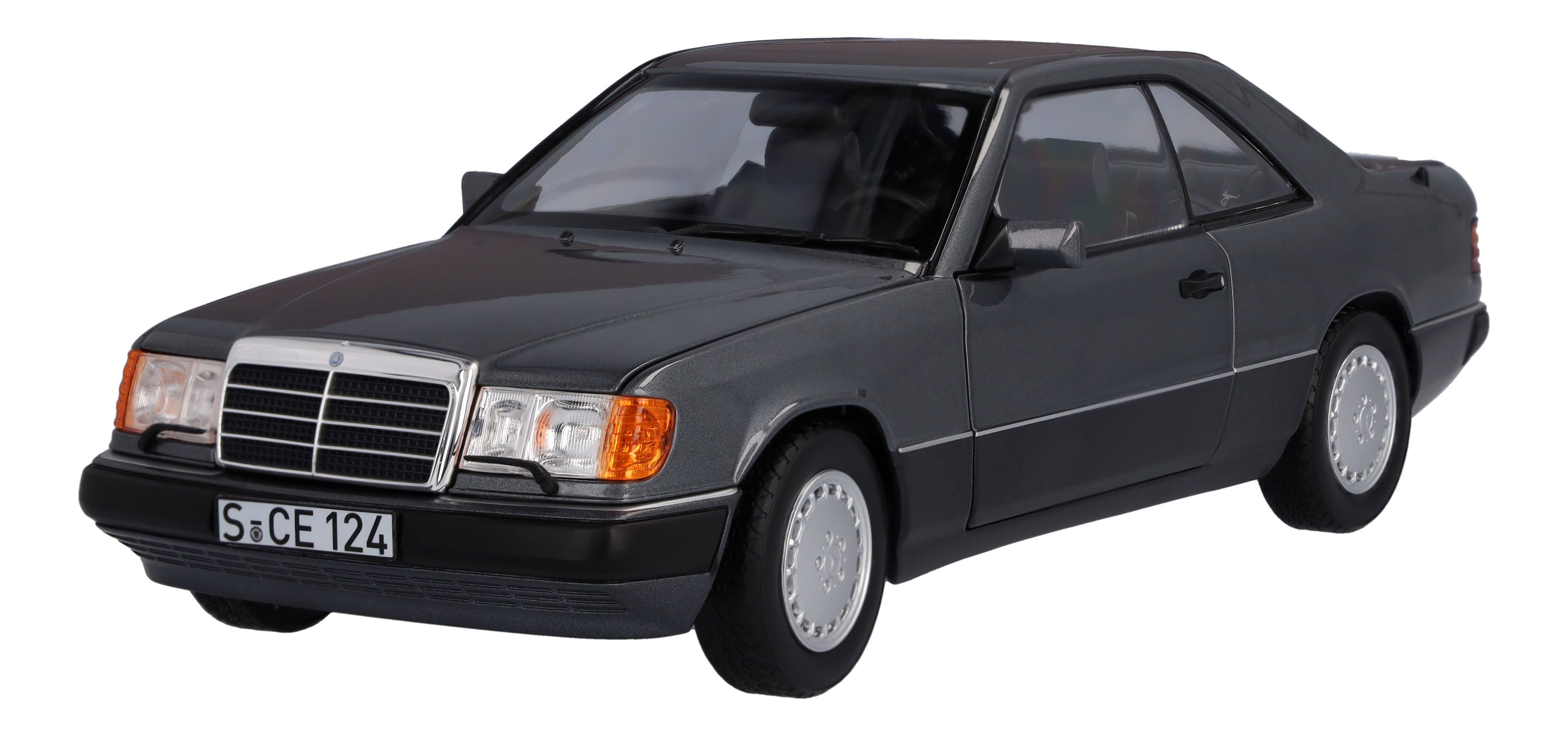 300 CE-24 Coupé C124 (1988-1992) - gris nácar, Norev, 1:18