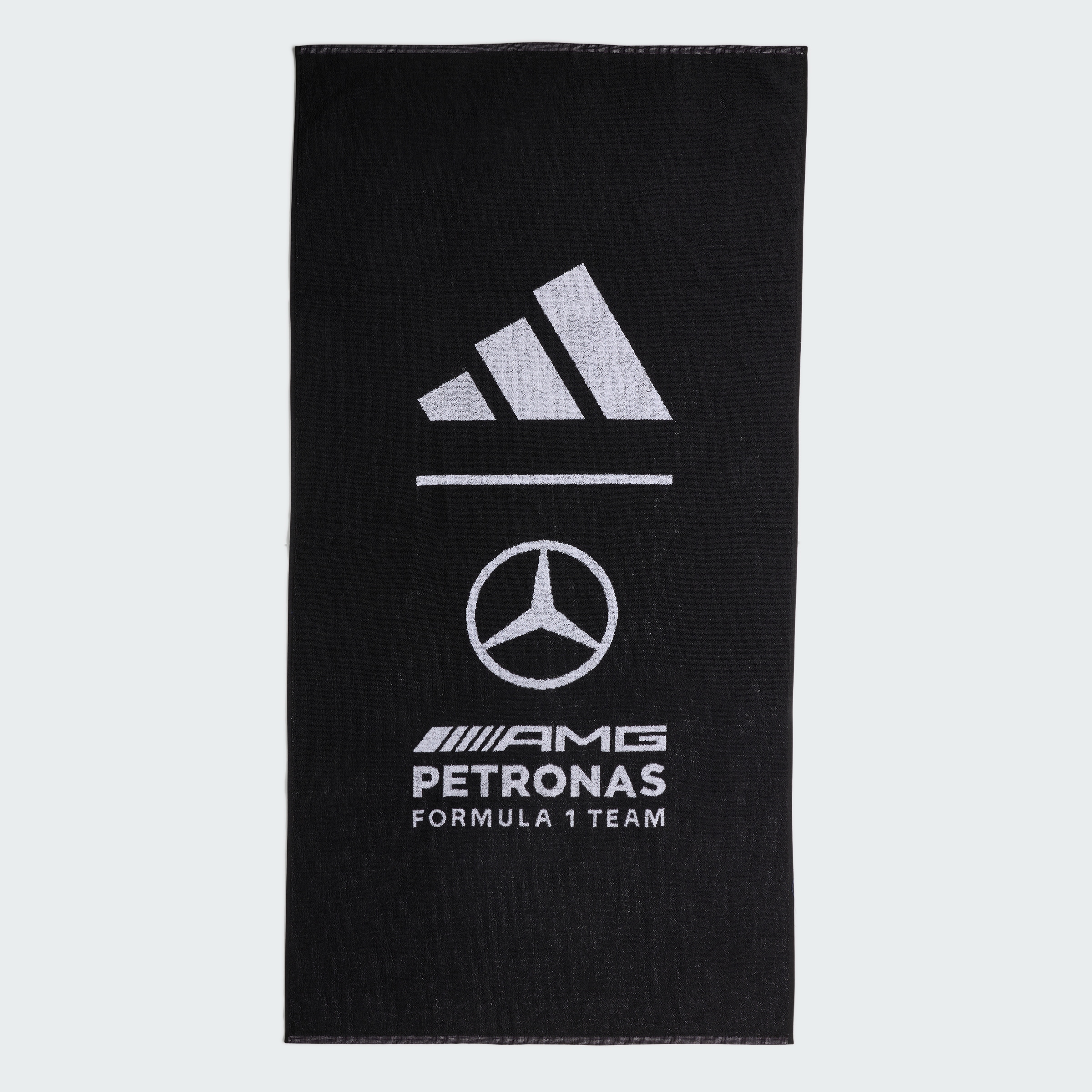 Toalla, Mercedes-AMG F1 - negro, Algodón, adidas