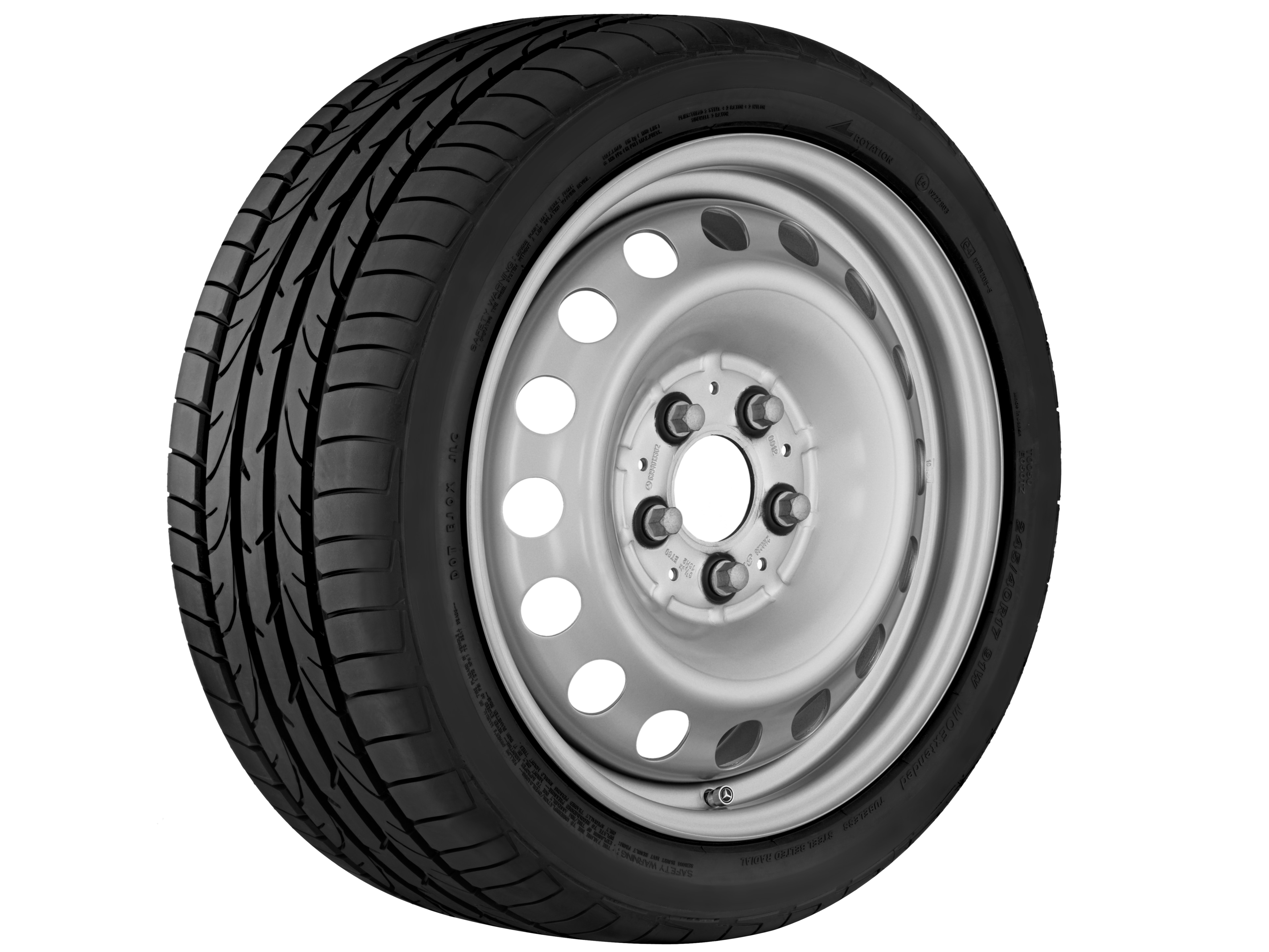 Llanta de acero - 205/60 R16 XL 96T, 6 J x 16 ET 38