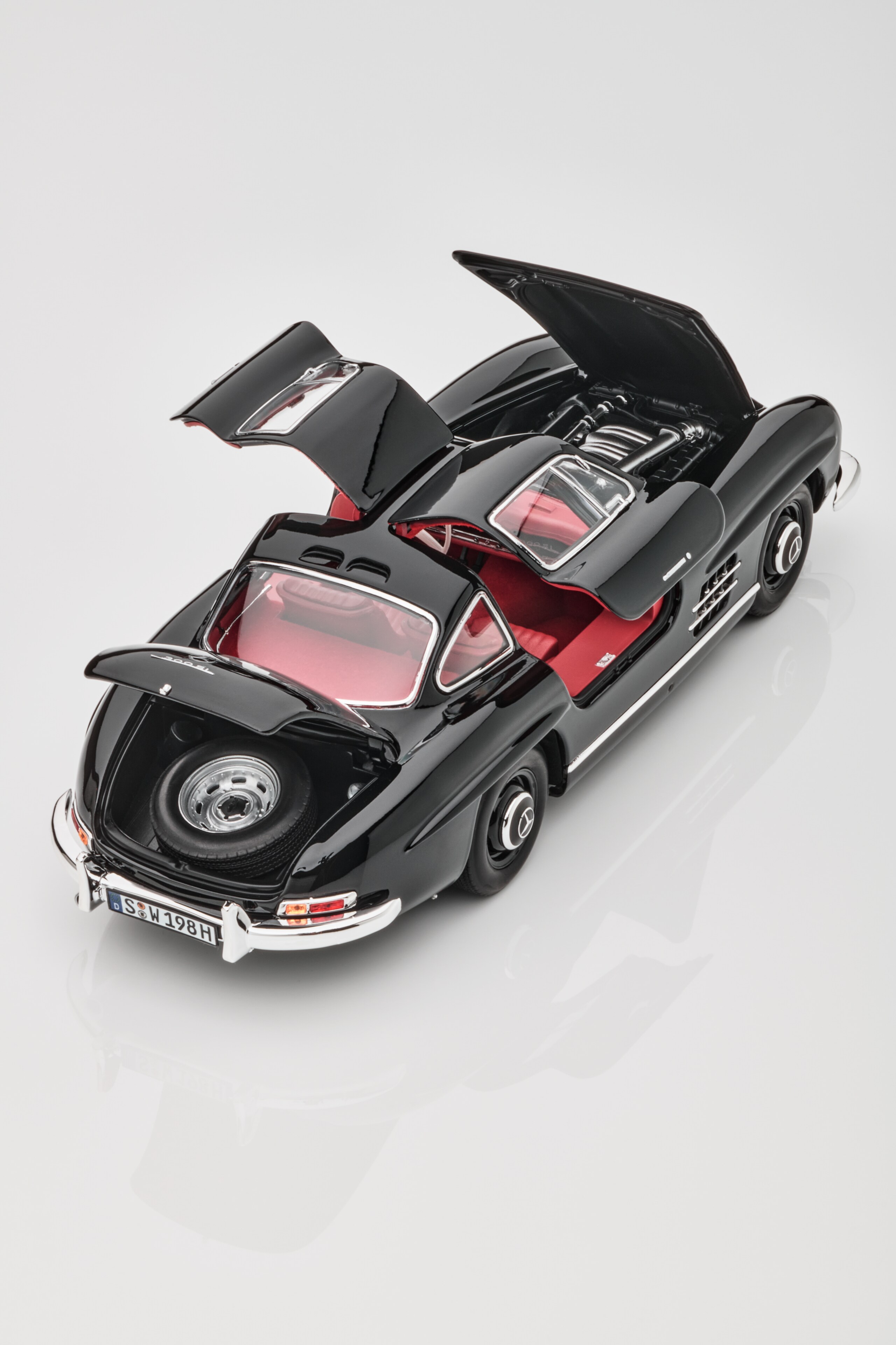 300 SL coupé (1954-1963) W 198 - negro, Norev, 1:18