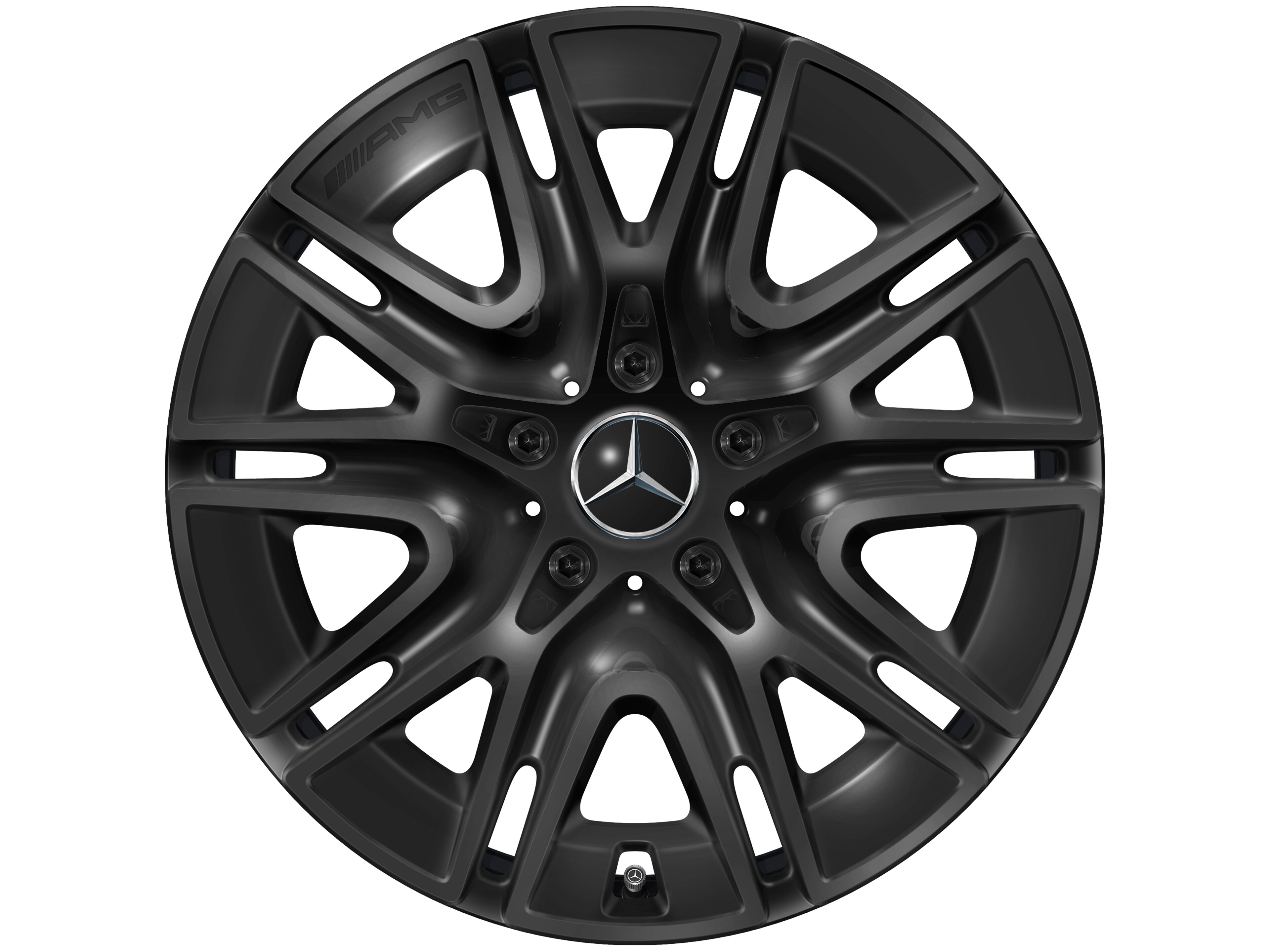 Llanta AMG de 10 radios, 50,8 cm (20 pulgadas) - 8,5 J x 20 ET 32,2, negro, brillante
