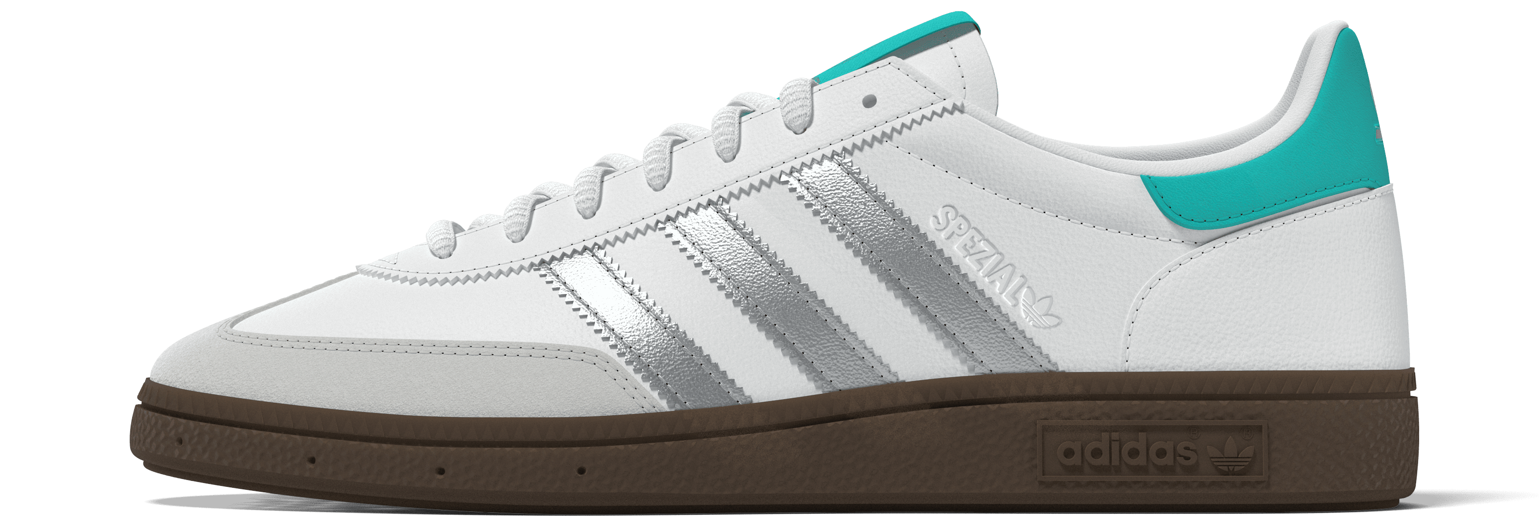 Zapatos sneaker, Handball Spezial, Mercedes-AMG F1 - blanco / plata, 9, adidas