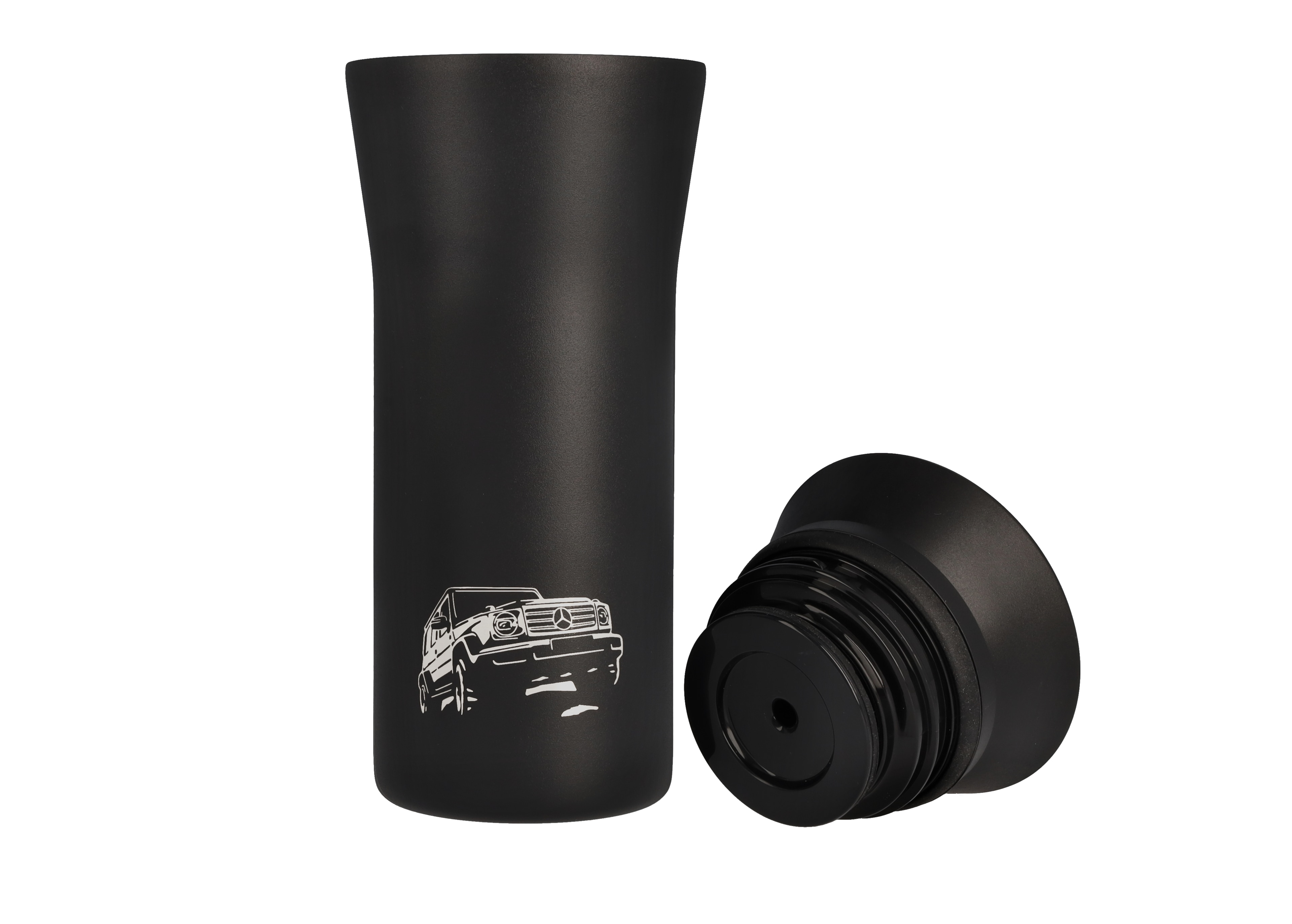 Vaso para llevar, G-Class - negro, Acero inoxidable / Plástico, eva solo, 350 ml