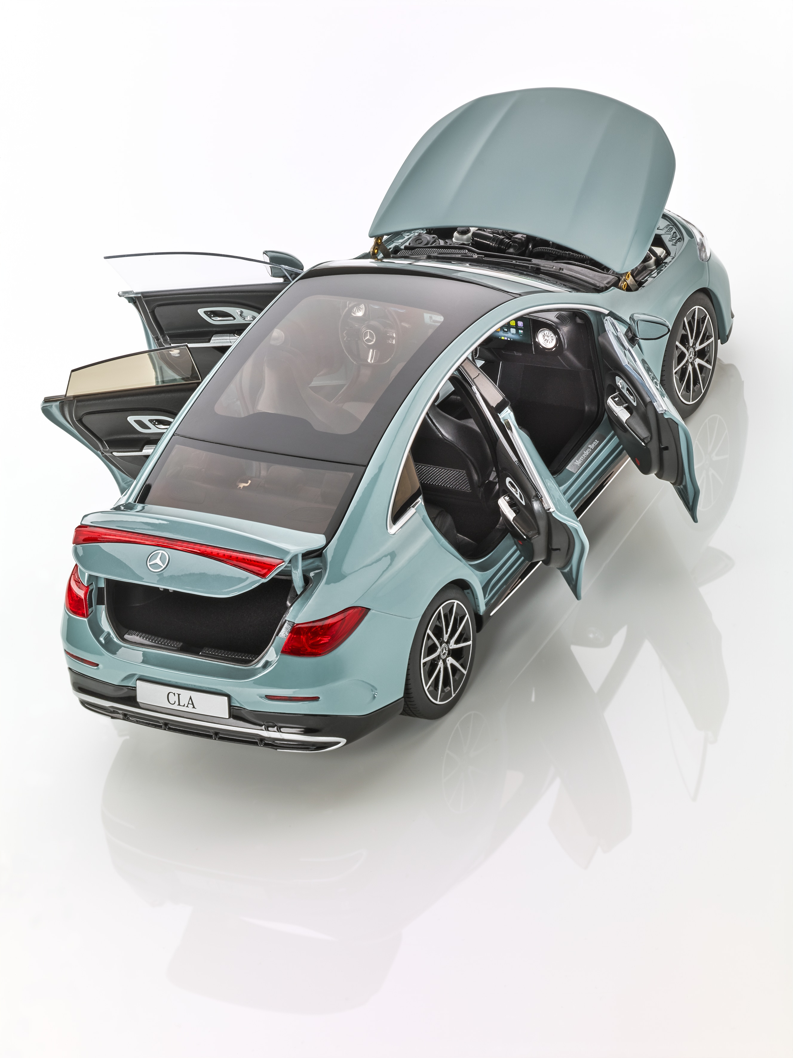CLA Coupé, C178 - Verde agua, NZG, 1:18