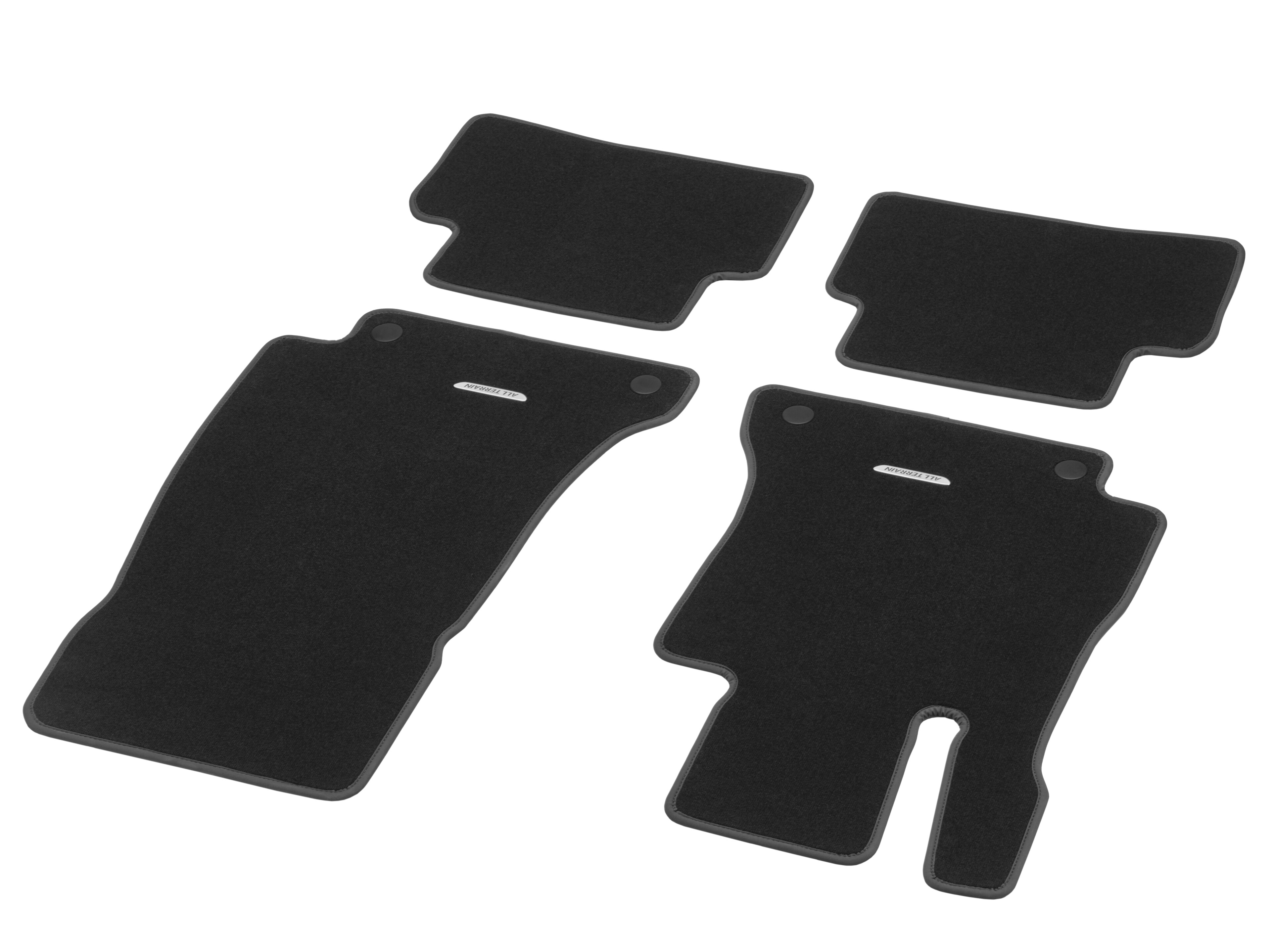 Alfombrillas CLASSIC, Kit, 4 piezas, All-Terrain - Dirección a la izquierda, negro