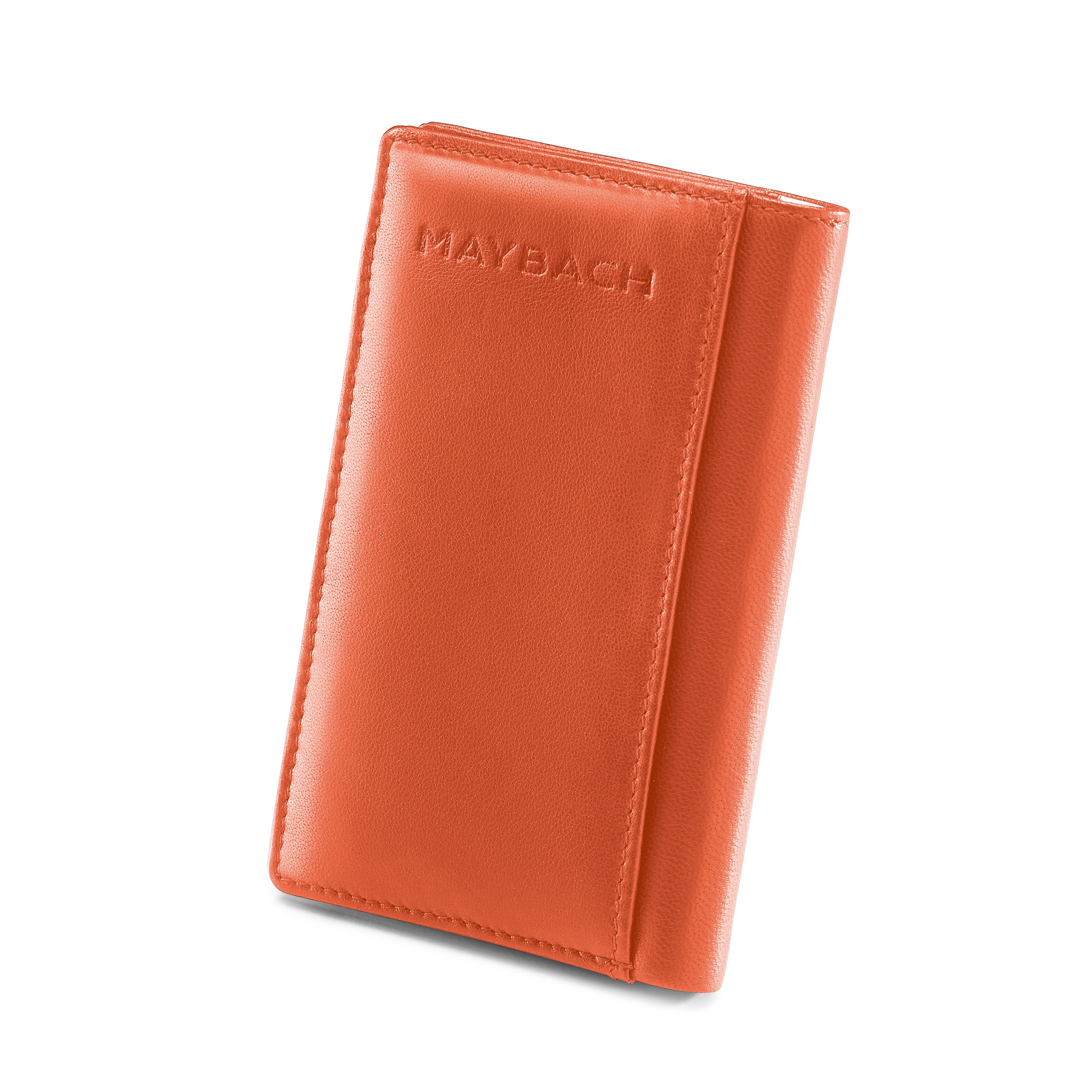 Minicartera, Mercedes-Maybach - naranja, Cuero