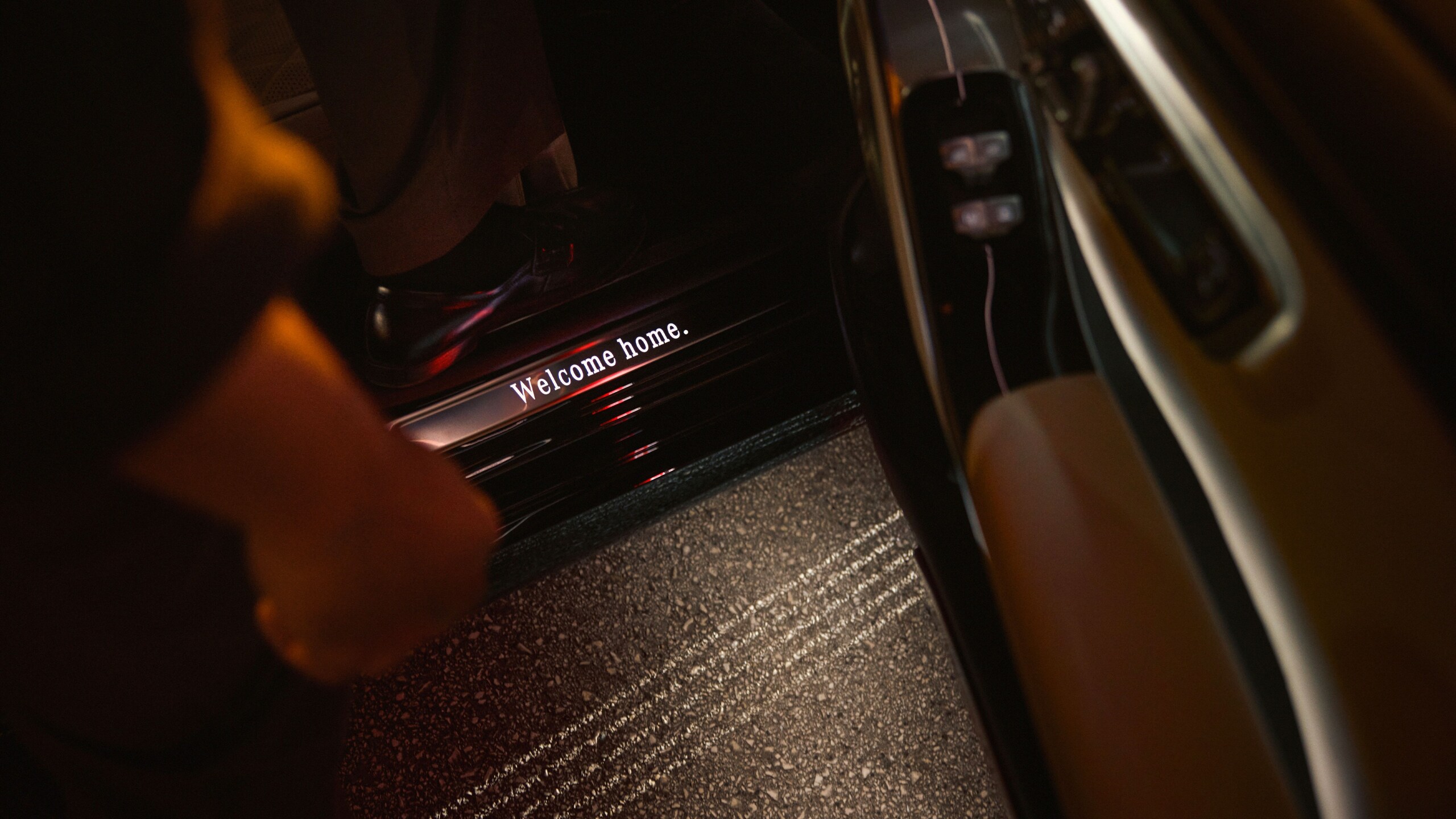 Listón de umbral iluminado Mercedes-Benz Welcome Home