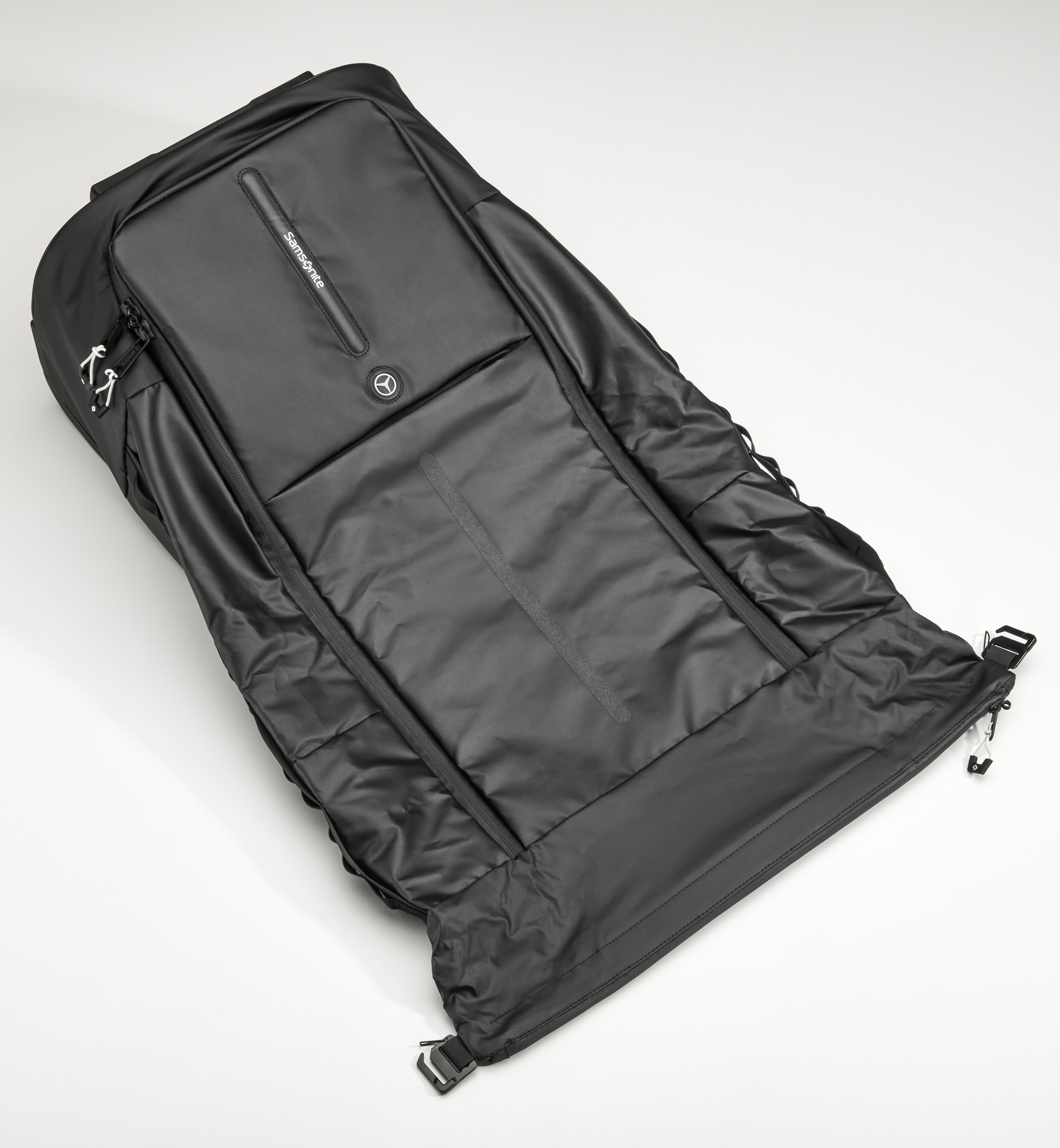 Bolsa trolley, plegable - negro, Poliamida (reciclada) / Poliéster, Samsonite