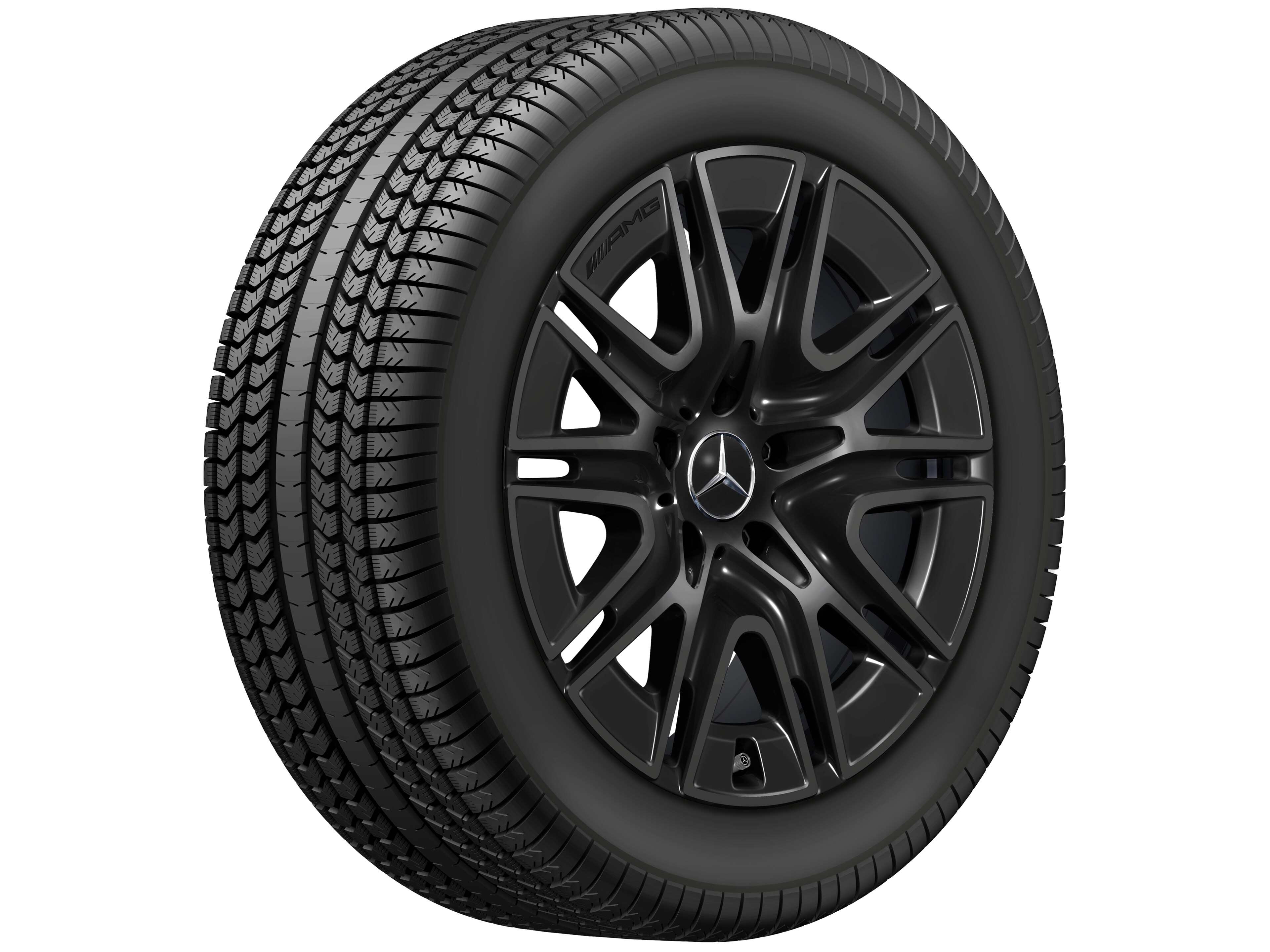 Llanta AMG de 10 radios, 50,8 cm (20 pulgadas) - 8,5 J x 20 ET 32,2, negro, brillante