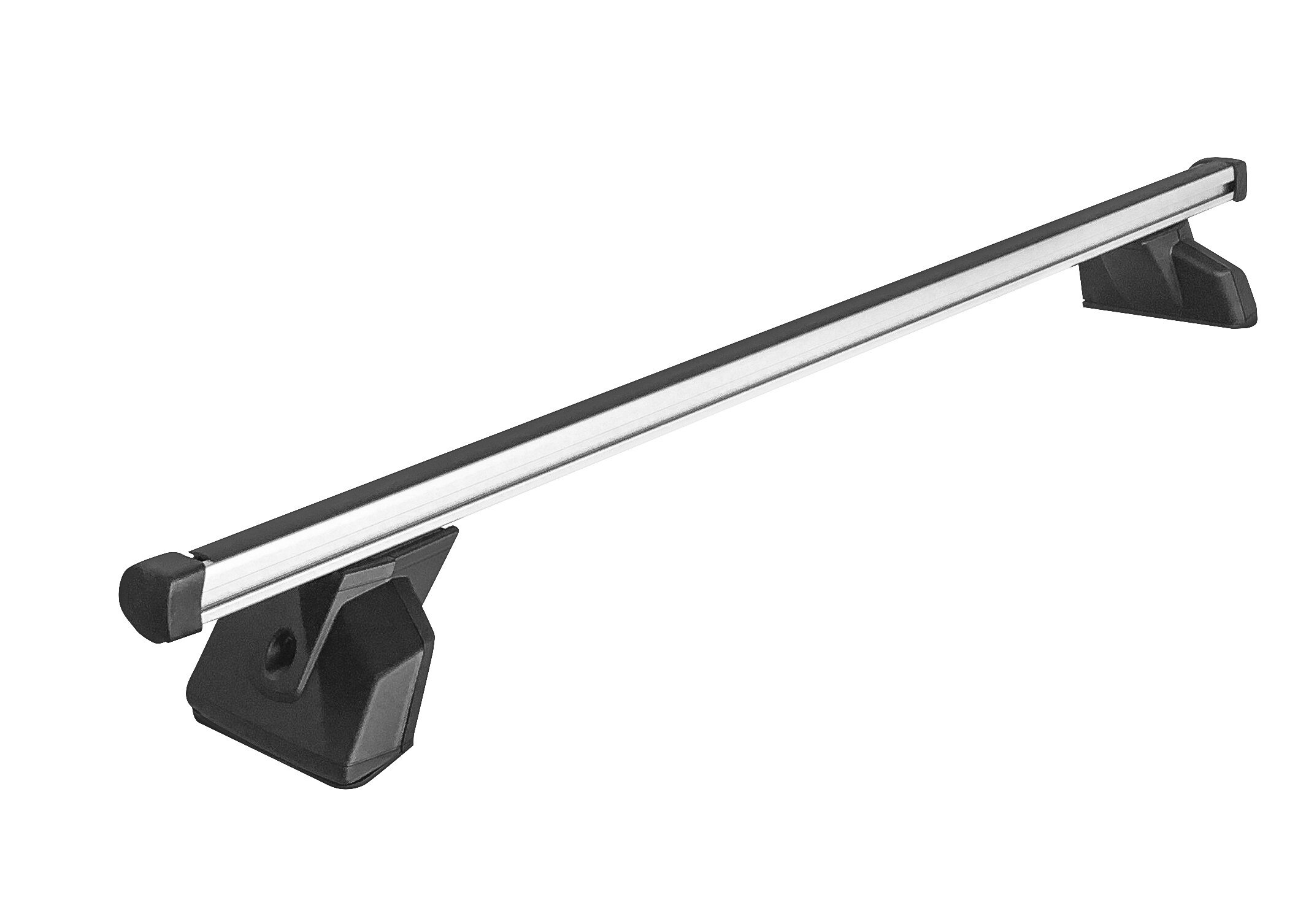 Soporte básico para el techo, tercer puente transversal - Aluminio, plata