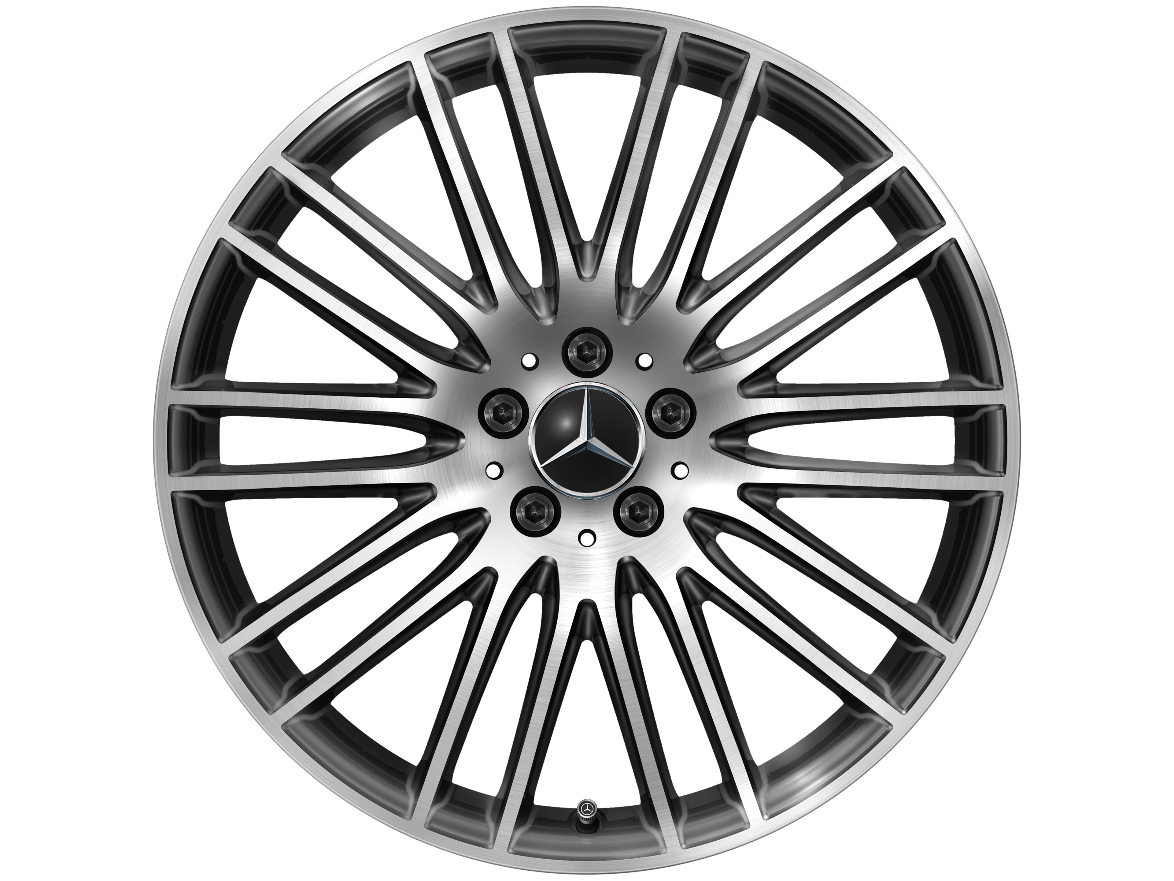 Llanta multirradio, 50,8 cm (20 pulgadas), diamantada brillante - 8,5 J x 20 ET 34,5, negro, pulido a alto brillo