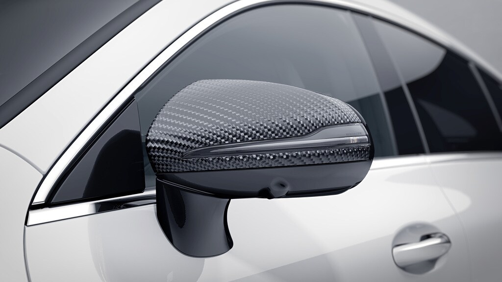 Cubierta para la carcasa del retrovisor exterior AMG - Carbono, negro, Dirección a la izquierda
