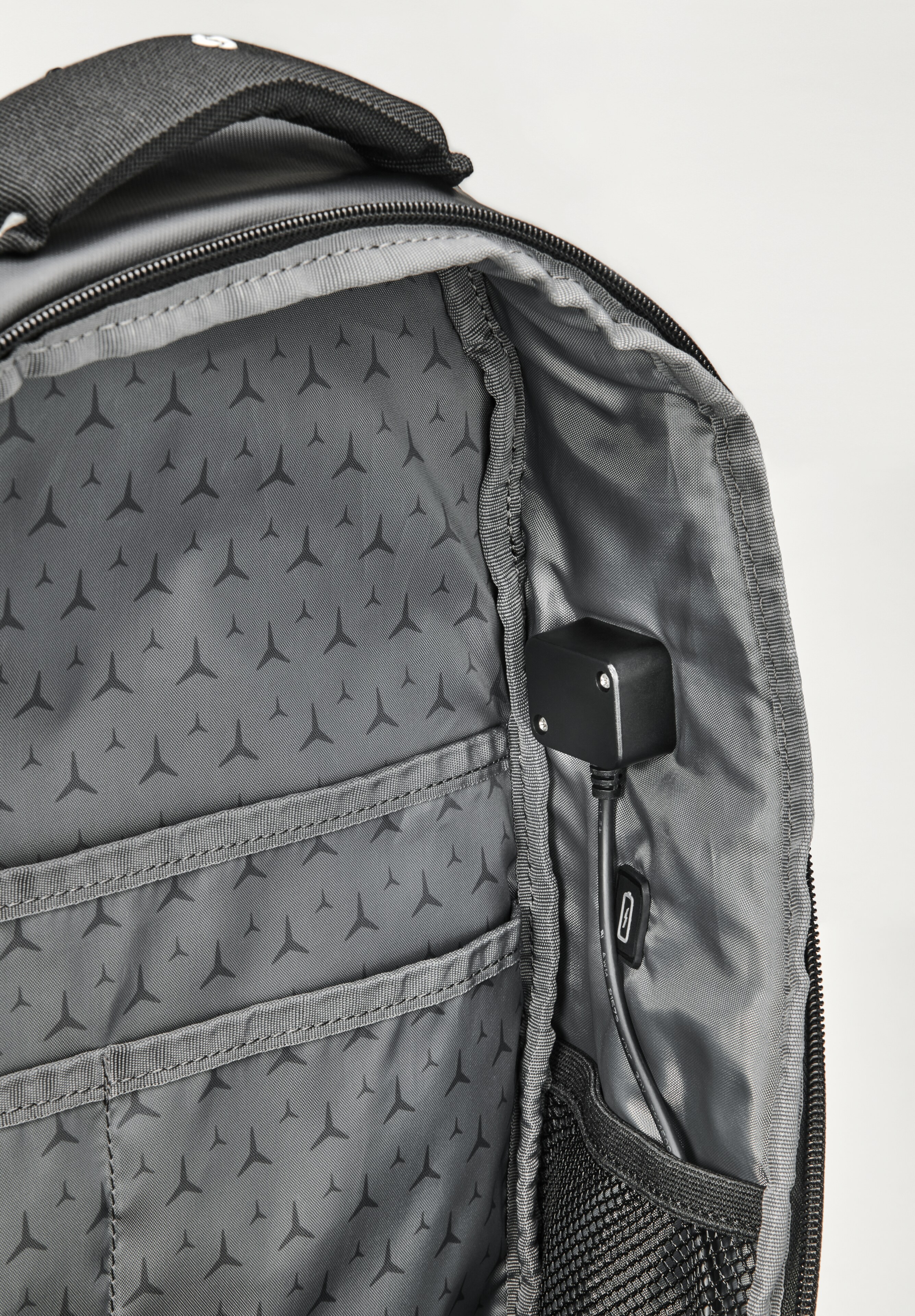 Mochila - negro, Poliamida (reciclada) / Poliéster, Samsonite