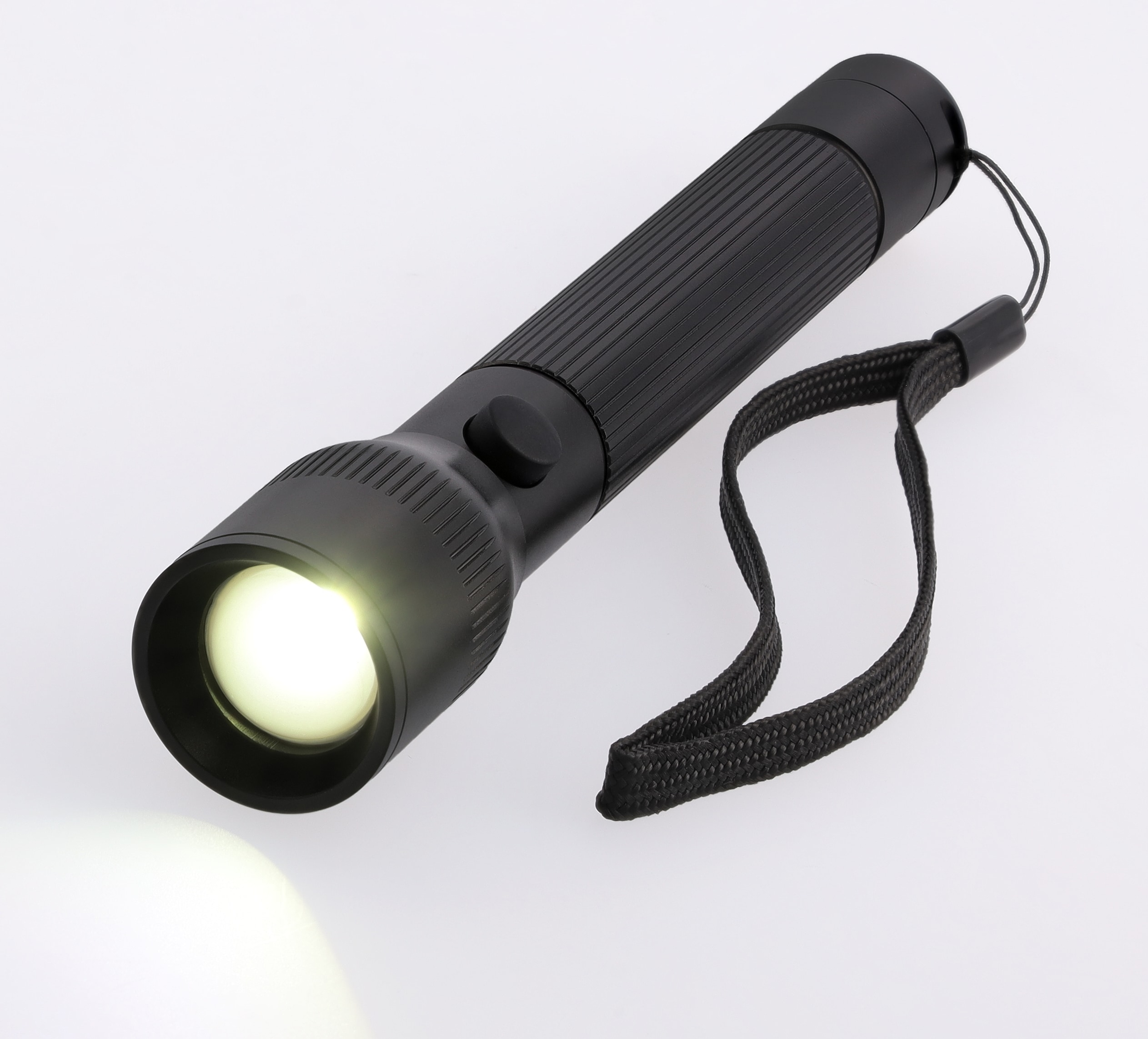 Linterna LED, pequeño - negro, Aluminio, Ansmann
