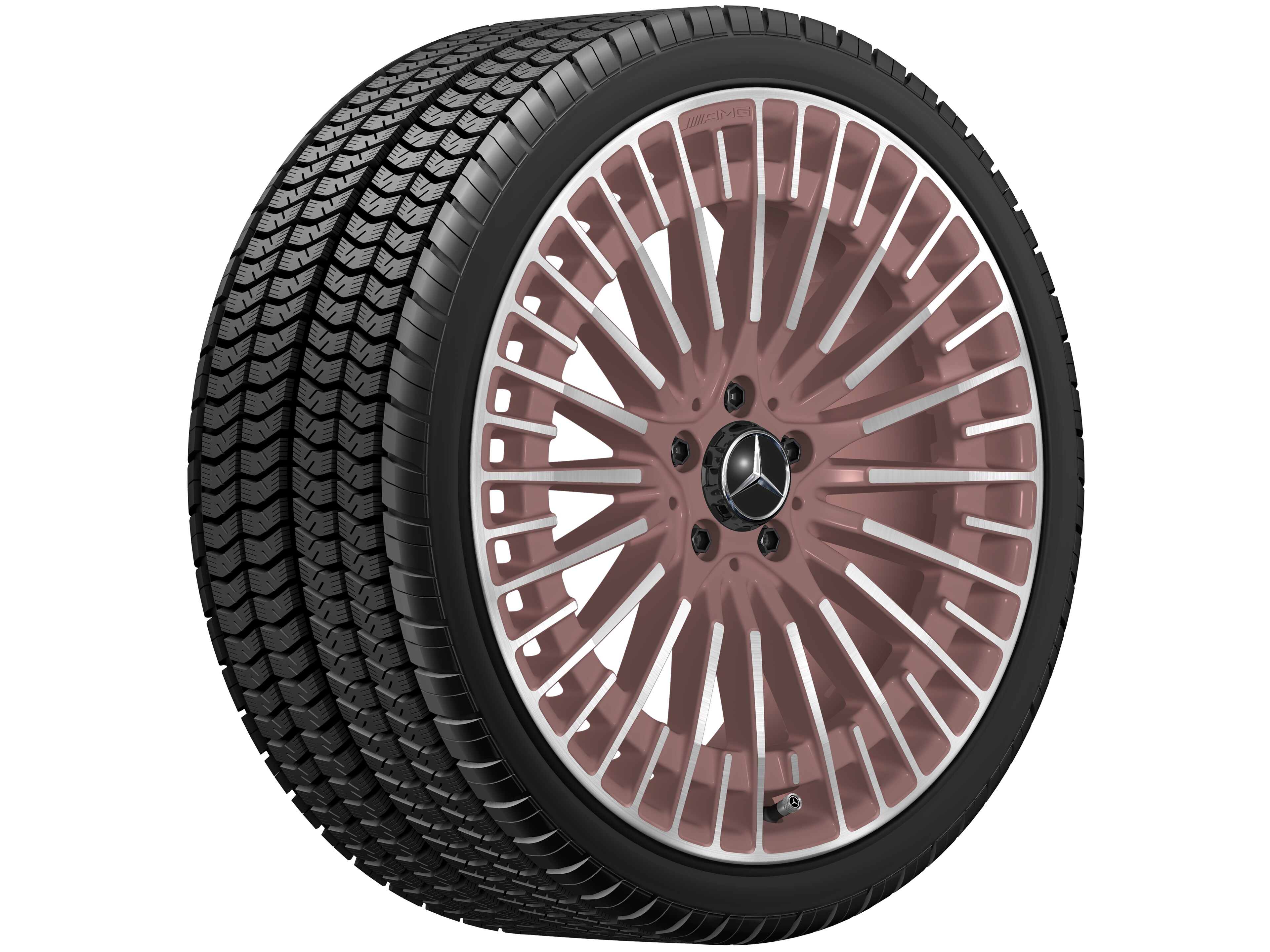 Llanta multirradio AMG, 50,8 cm (20 pulgadas) - 8,5 J x 20 ET 50,5, color cobre
