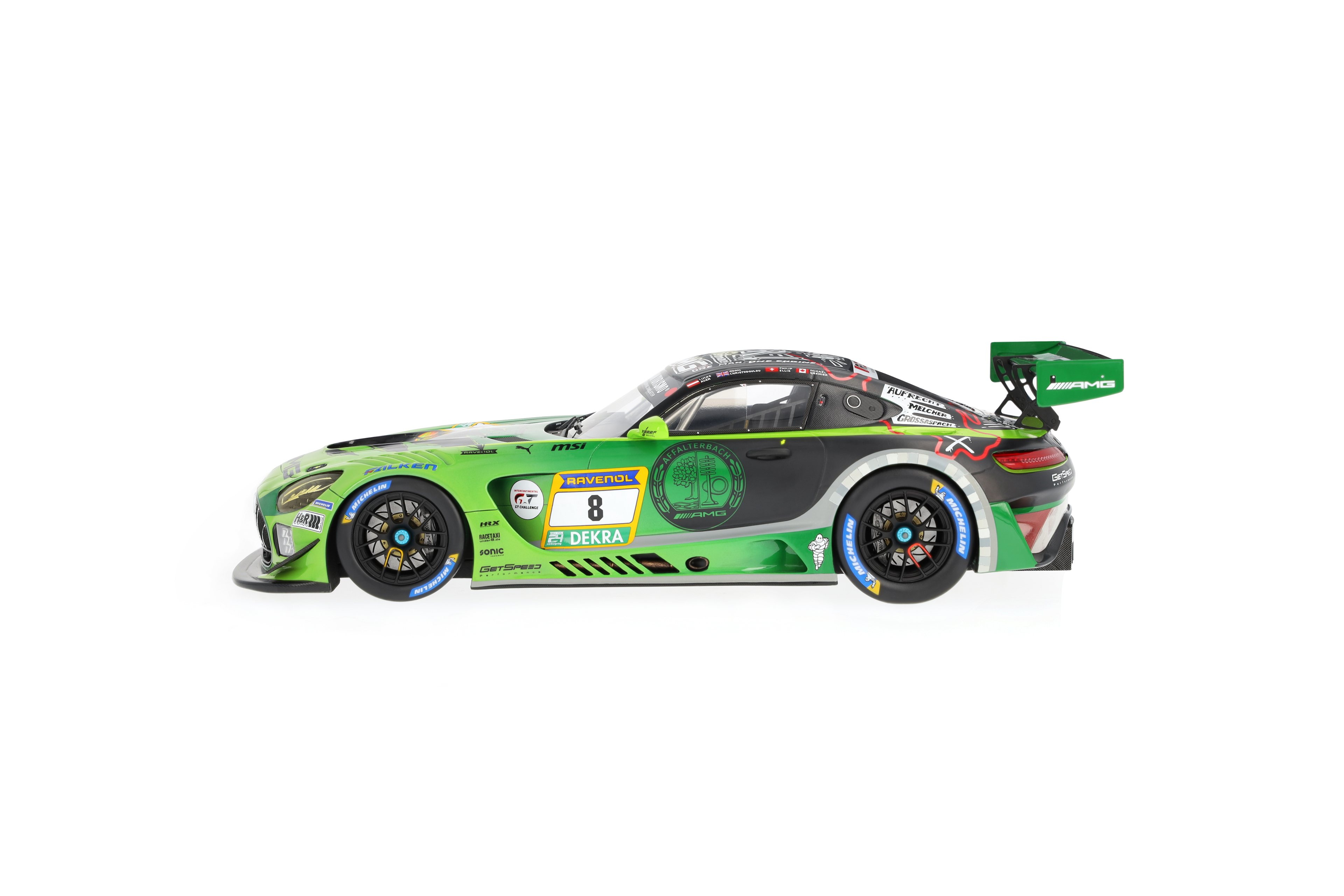 Mercedes-AMG GT3, ADAC RAVENOL 24 h de Nürburgring 2024, C190 - green hell magno, Minimax, 1:18