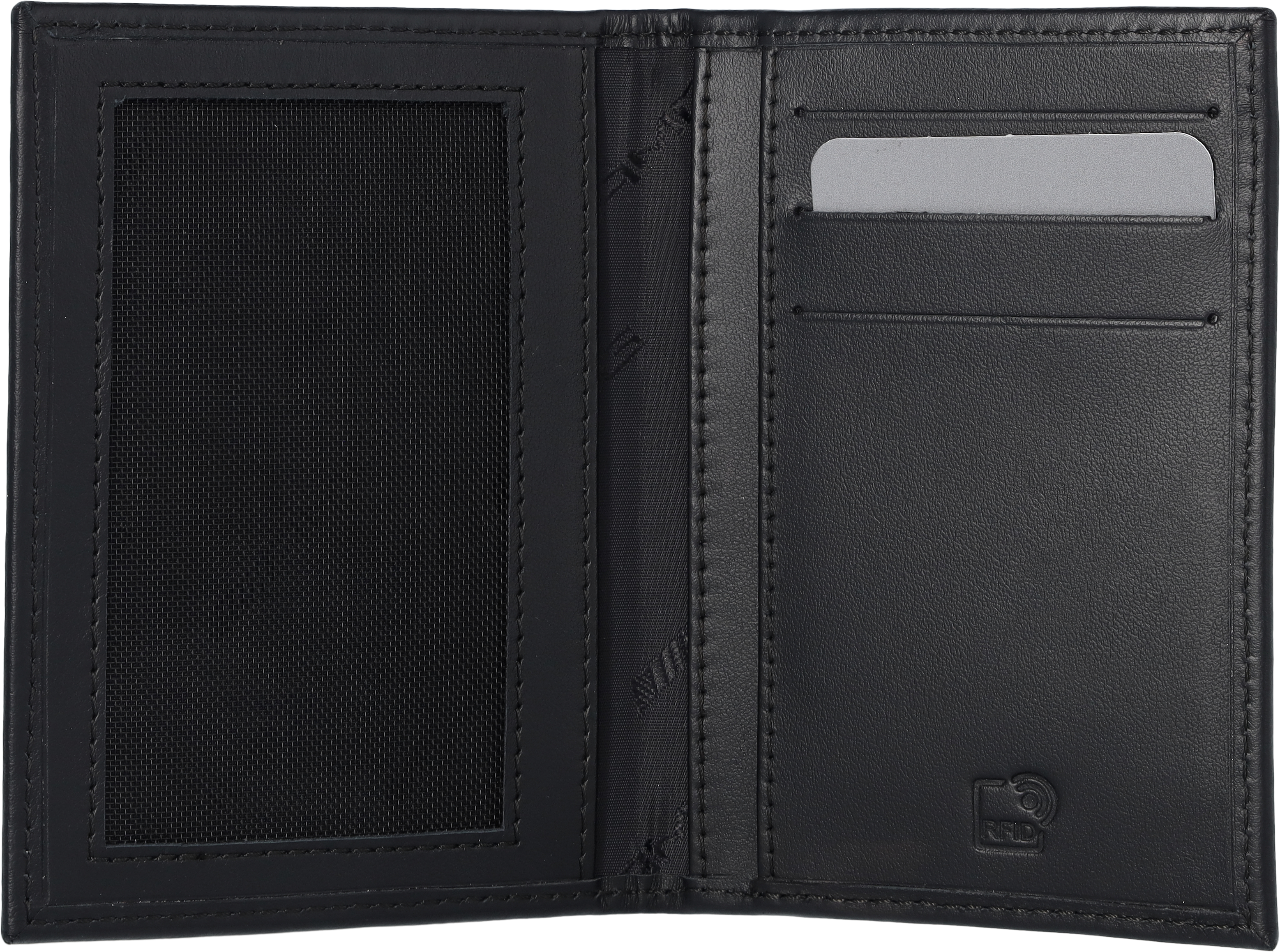 Carpeta para documentación del vehículo AMG - negro, Cuero bovino