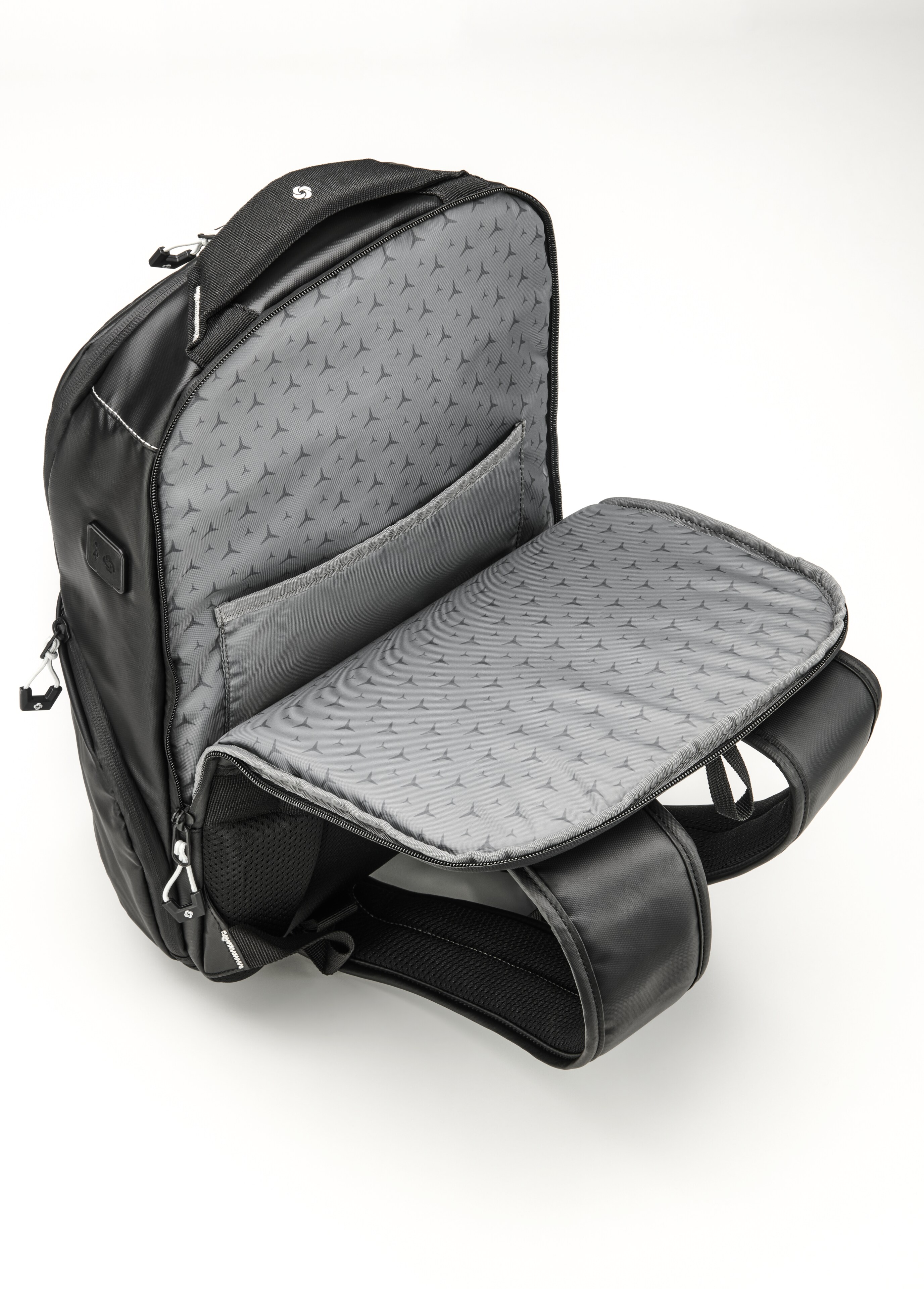 Mochila - negro, Poliamida (reciclada) / Poliéster, Samsonite