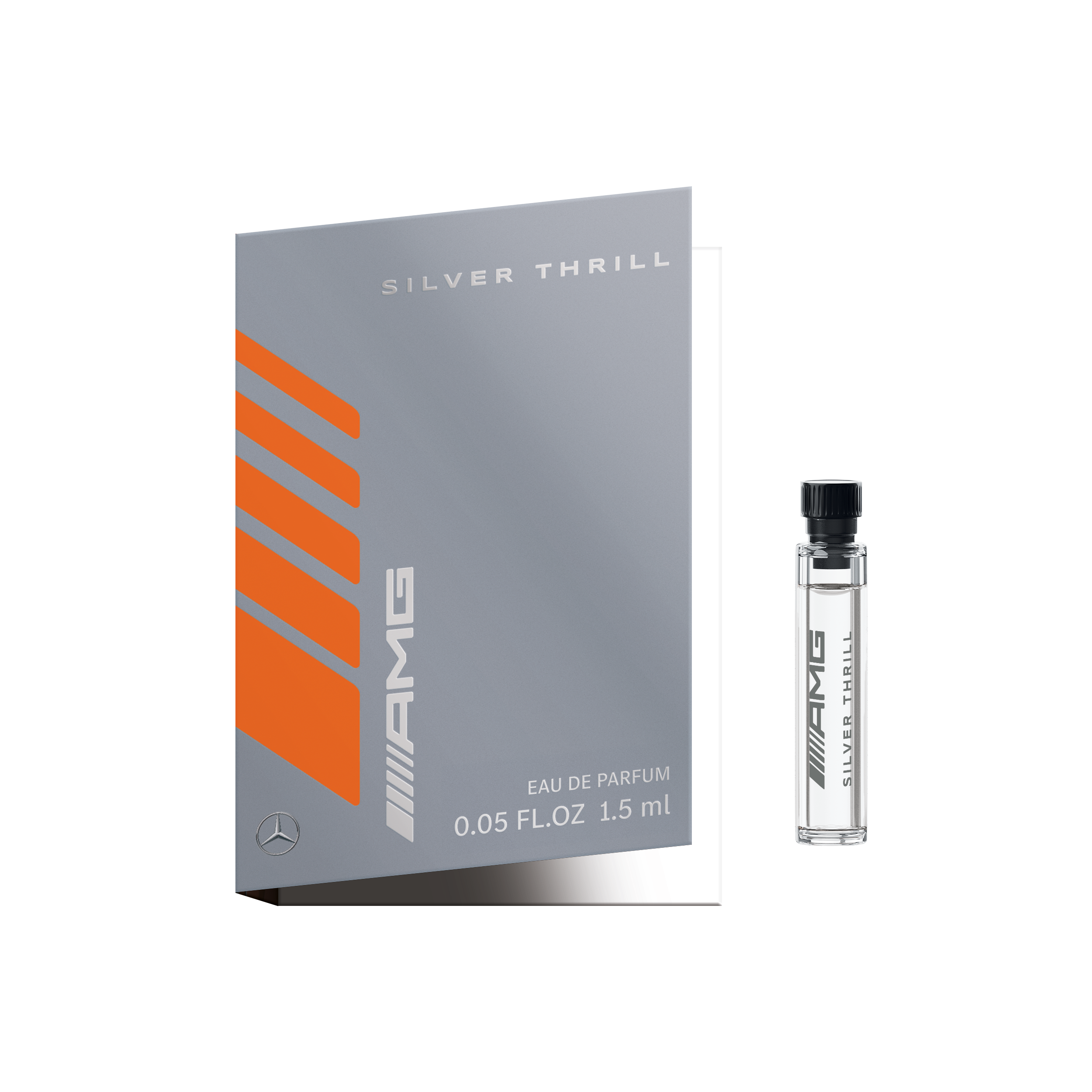 AMG Silver Thrill, EdP, Muestras de producto, Paquete de 12 unidades - para caballero, INCC, 1,5 ml