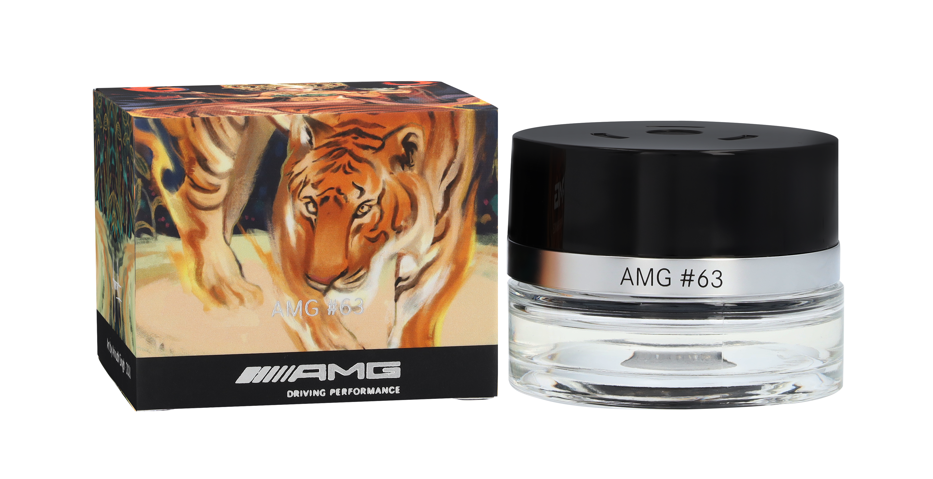 Frasco, AMG #63 - transparente / negro, Cristal, 15 ml