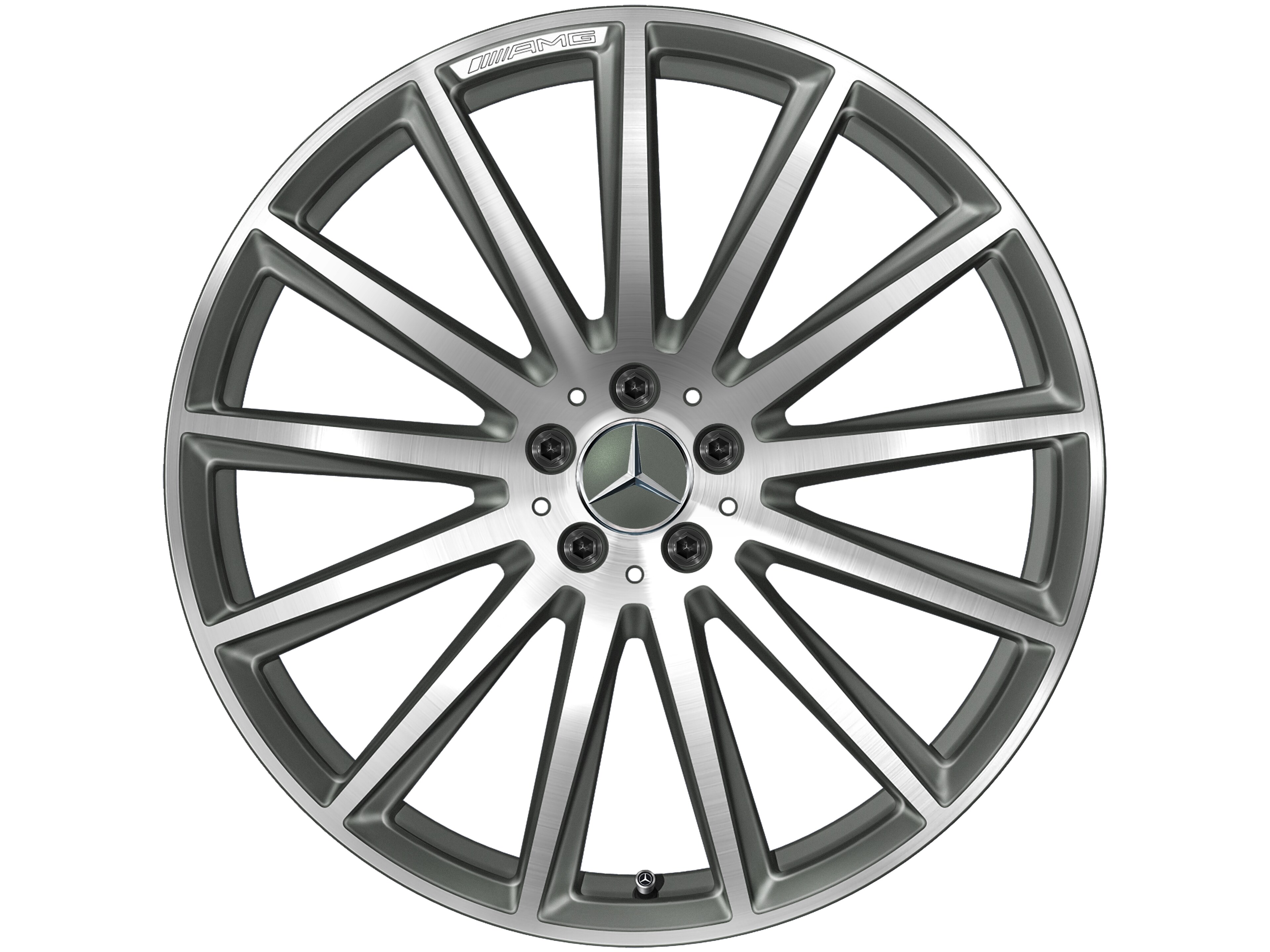 Llanta multirradio AMG, 55,9 cm (22 pulgadas) - 9,5 J x 22 ET 45, gris titanio