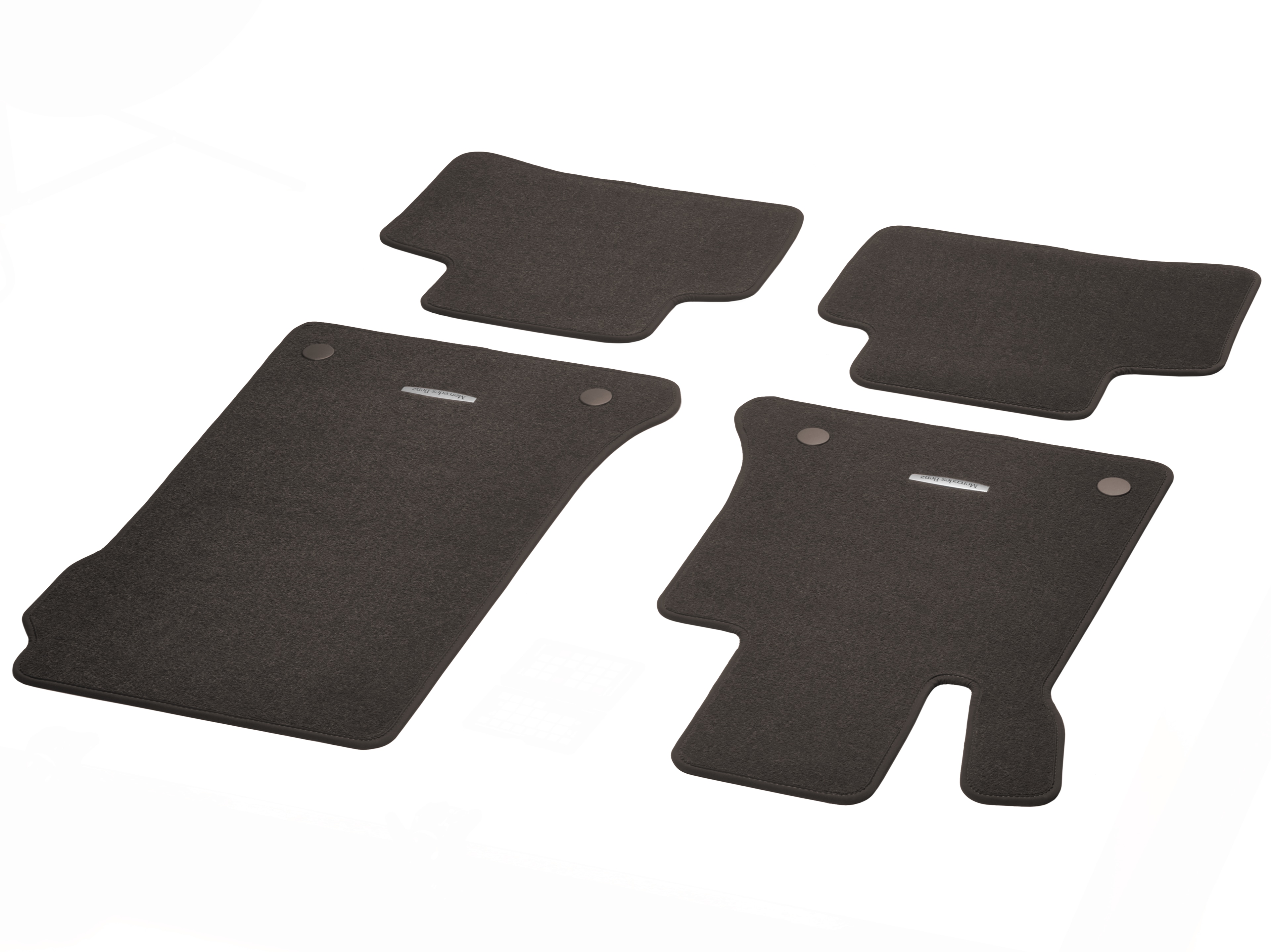 Alfombrillas CLASSIC, Kit, 4 piezas - Dirección a la izquierda, marrón moca