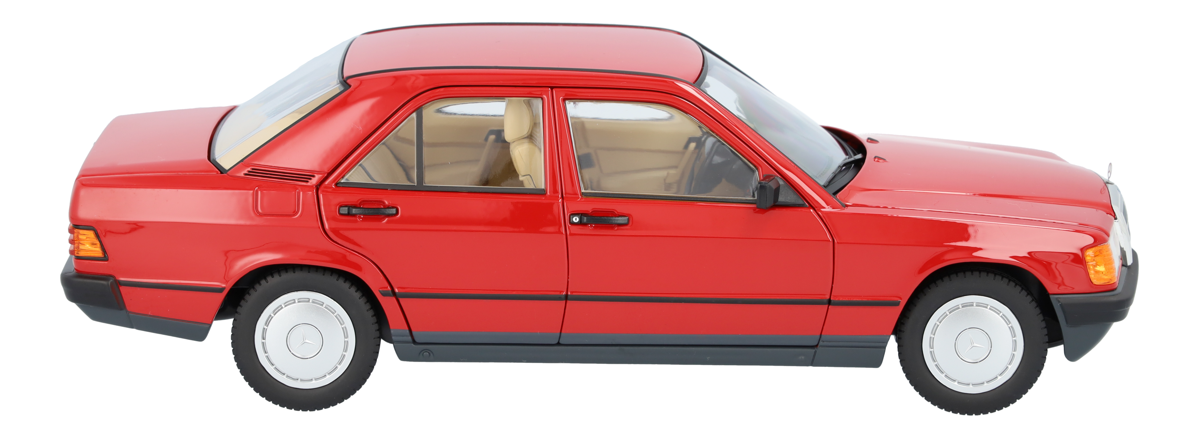 190 E W201 (1982-1988) - rojo, Norev, 1:18
