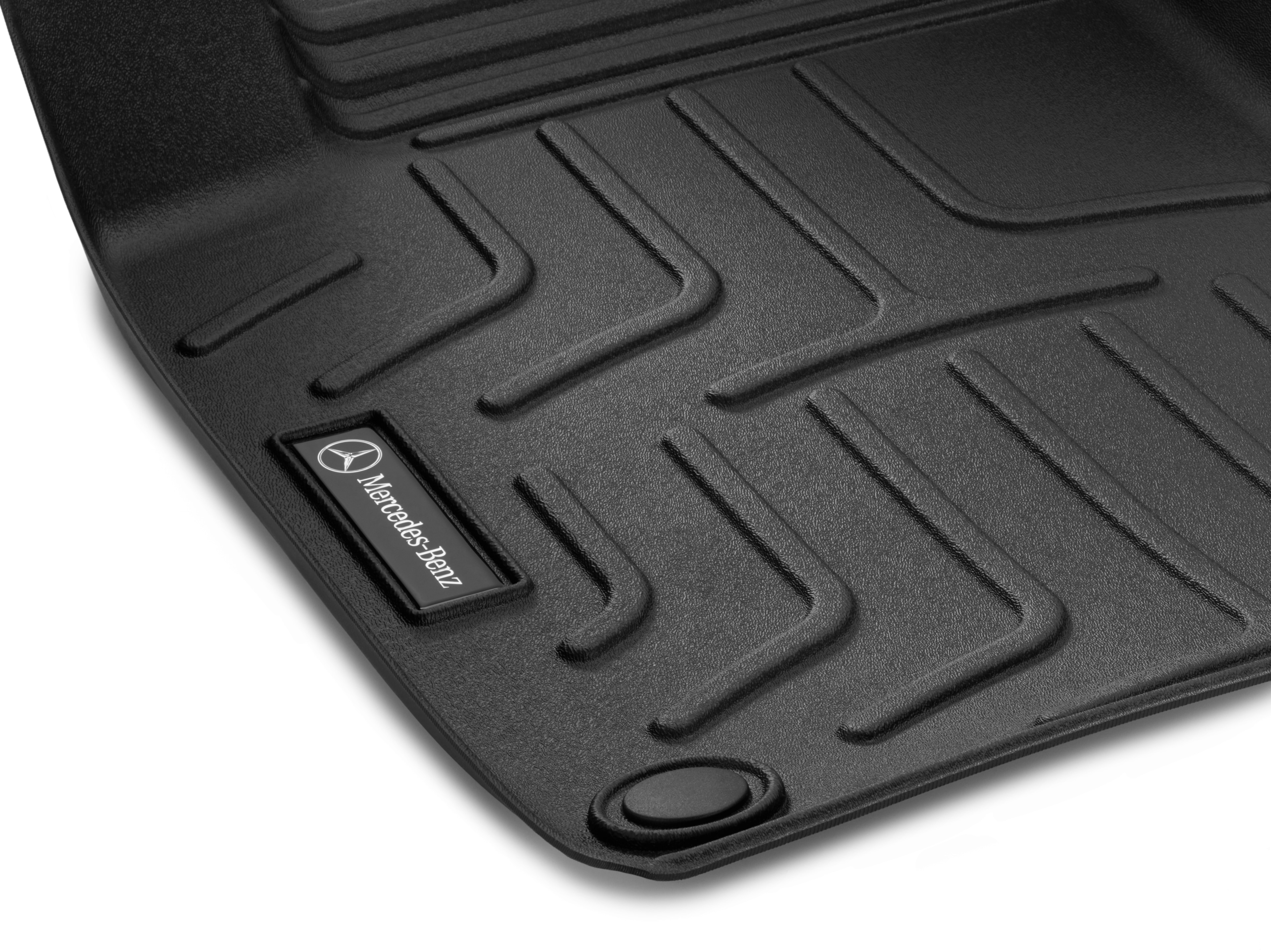 Alfombrillas de tipo cubeta para el espacio reposapiés CLASSIC, Alfombrilla para conductor/del acompañante, 2 piezas - Dirección a la izquierda, negro