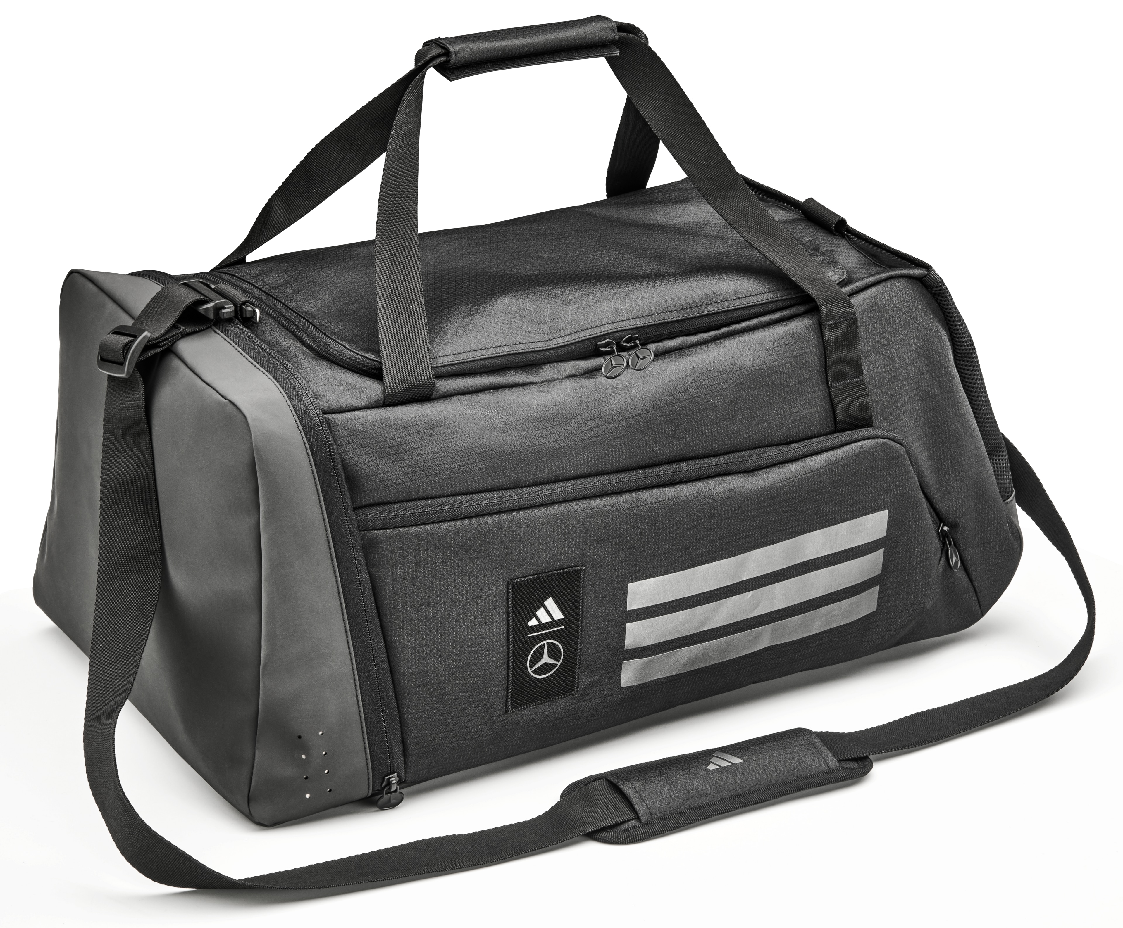 Bolsa de deporte - negro, Poliéster (reciclado), adidas