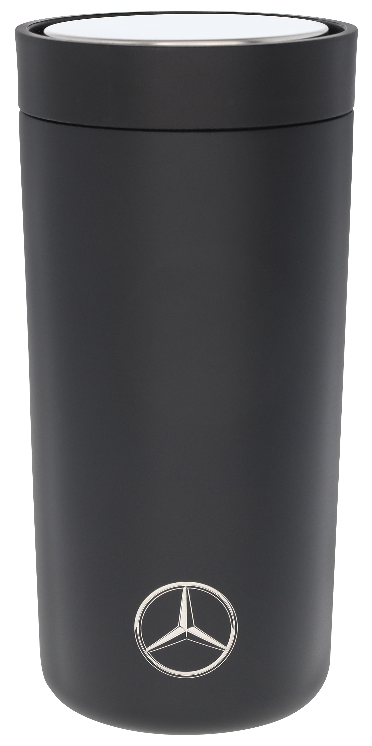 Vaso para llevar - negro, Acero inoxidable / Polipropileno, Stelton, 400 ml