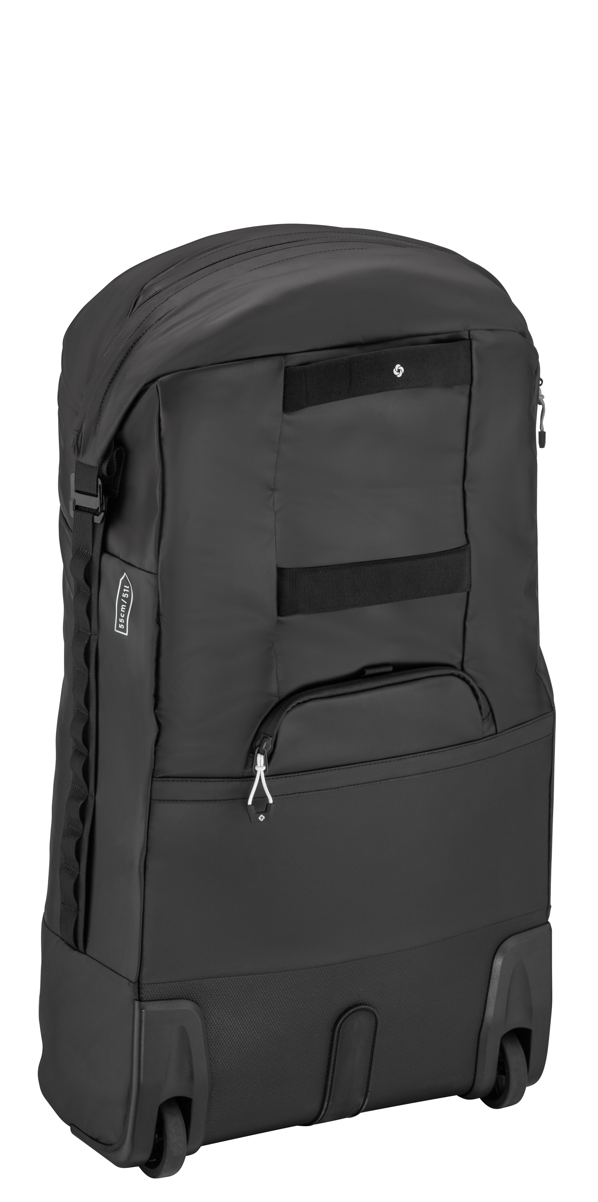 Bolsa trolley, plegable - negro, Poliamida (reciclada) / Poliéster, Samsonite