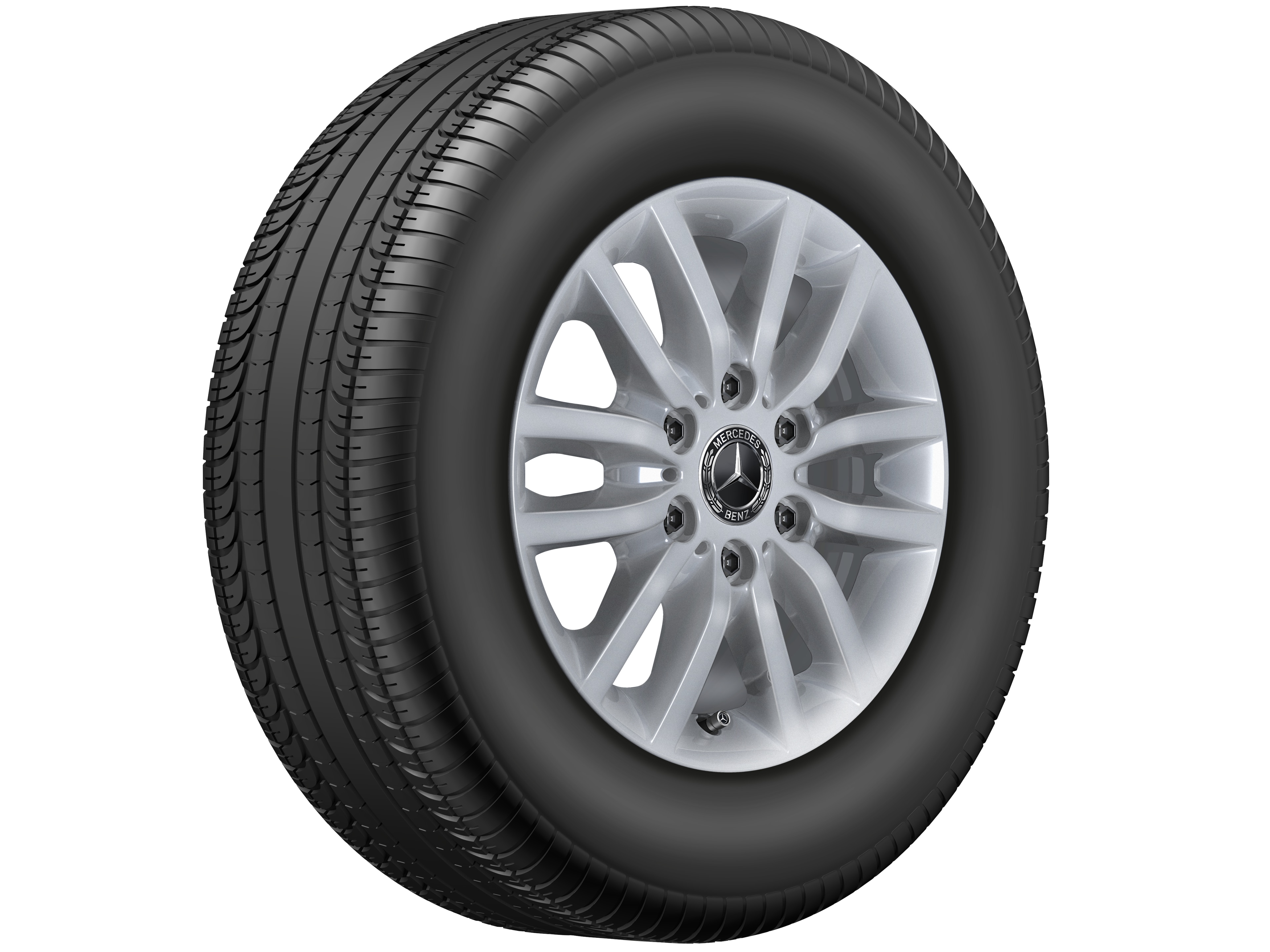 Rueda de 6 radios dobles - 235/65 R16  121/119R, 6,5 J x 16 ET 54