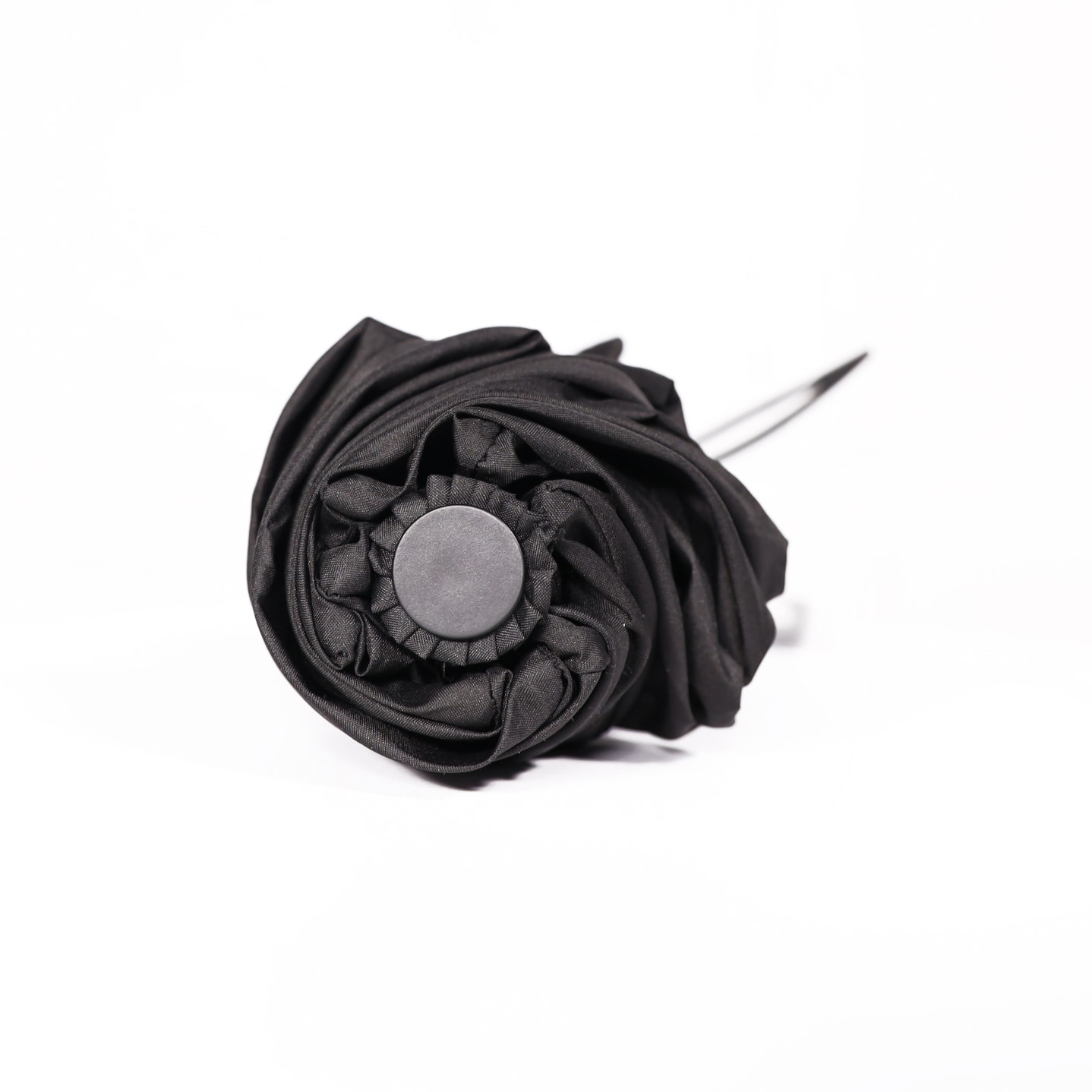 Paraguas plegable - negro, Acero / Plástico / Poliéster (reciclado)