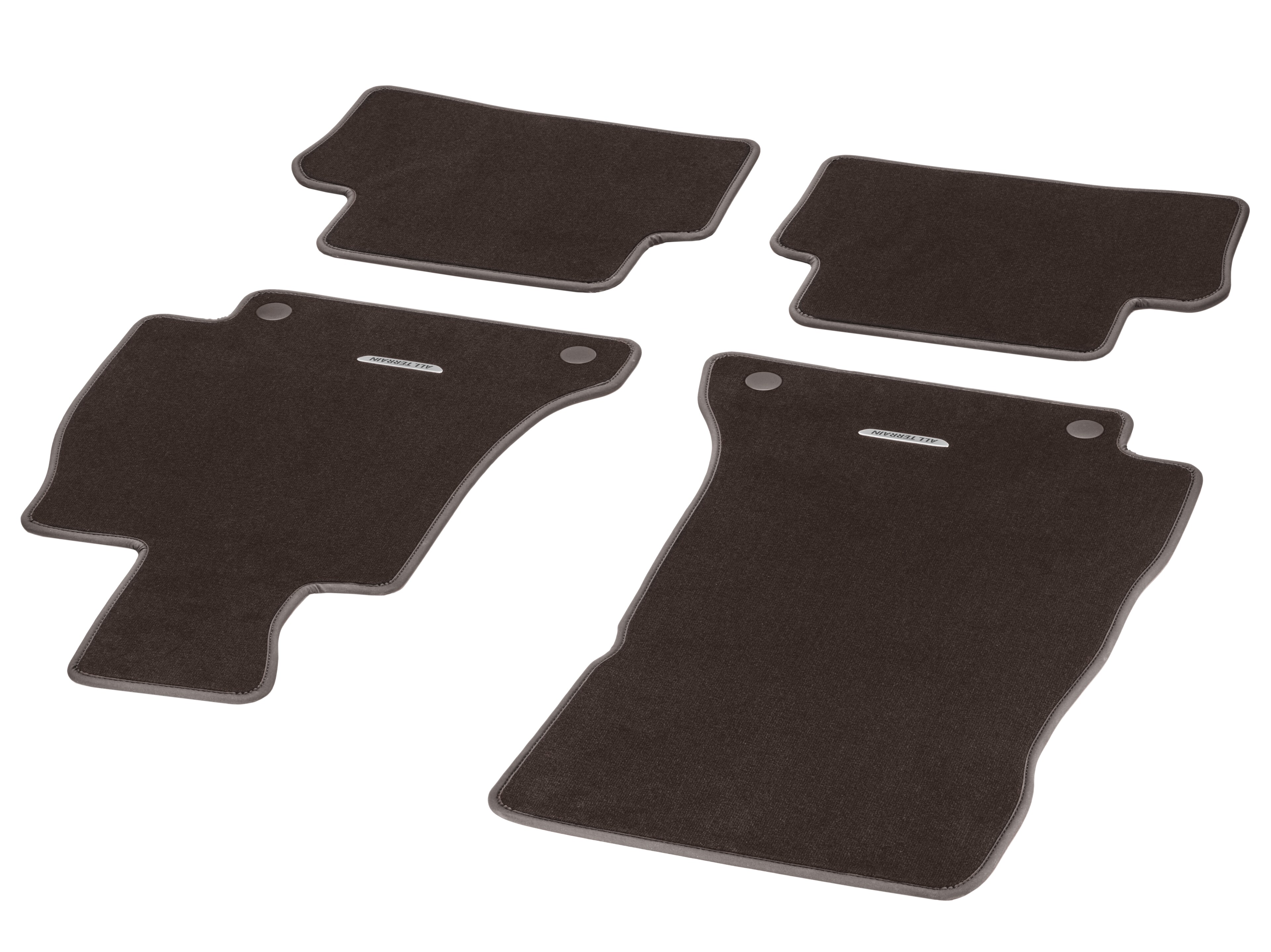Alfombrillas CLASSIC, Kit, 4 piezas, All-Terrain - Dirección a la derecha, marrón espresso