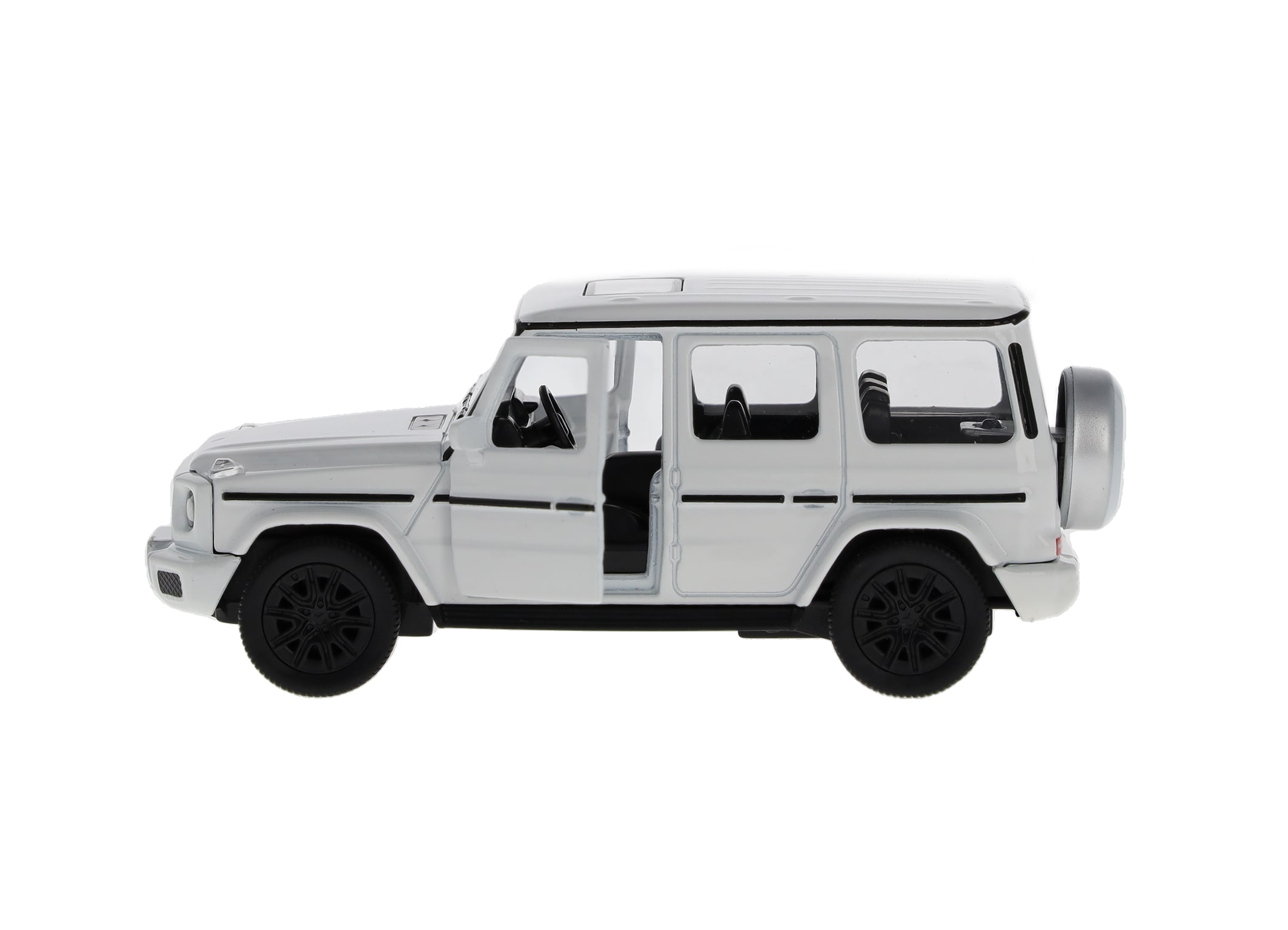 G-Class, Vehículo todoterreno, W465, Coche con retrofricción - blanco polar, Heinrich Bauer, 1:43