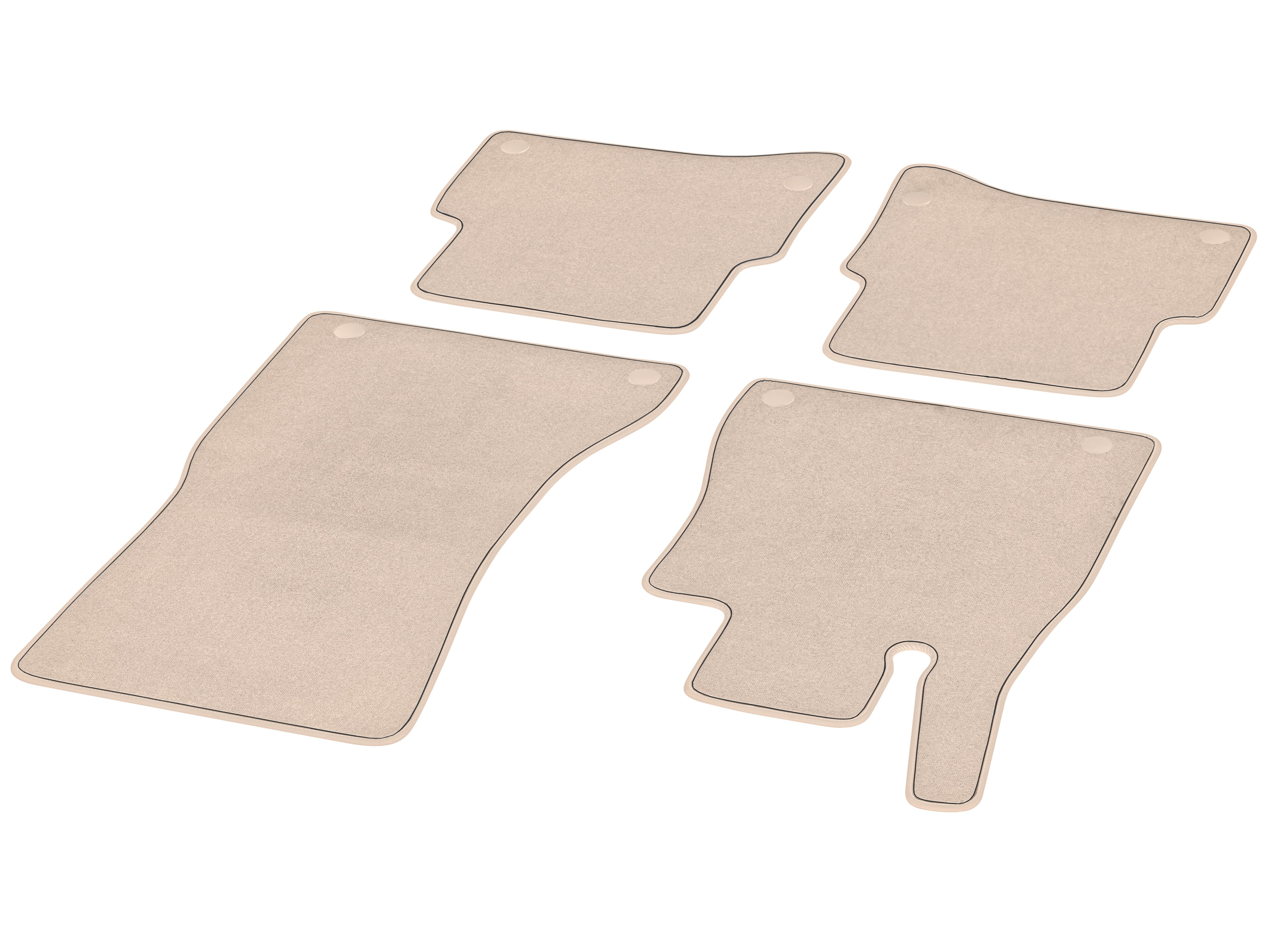 Alfombrillas Kit, 4 piezas, Paquete exclusivo P34 - Dirección a la derecha, beige macchiato / gris magma