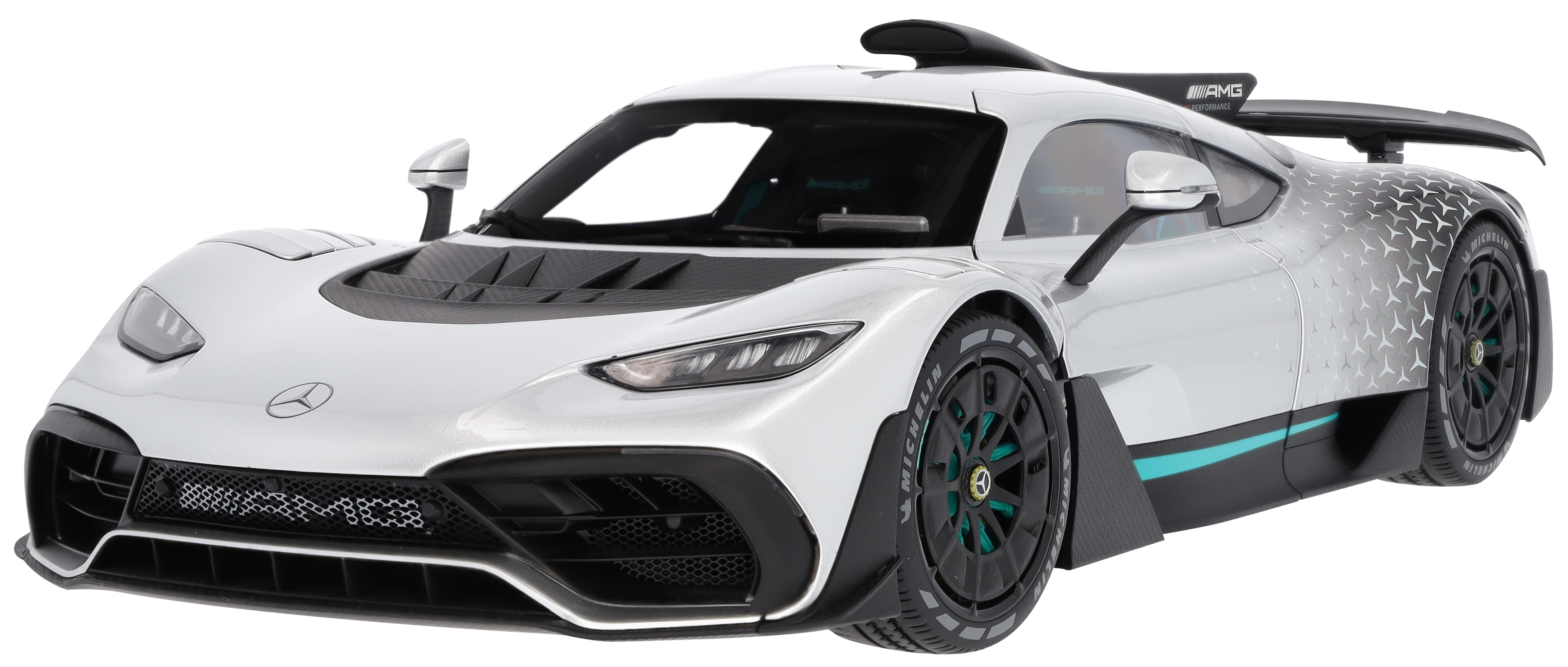 Mercedes-AMG ONE, C298 - plata, NZG, 1:12
