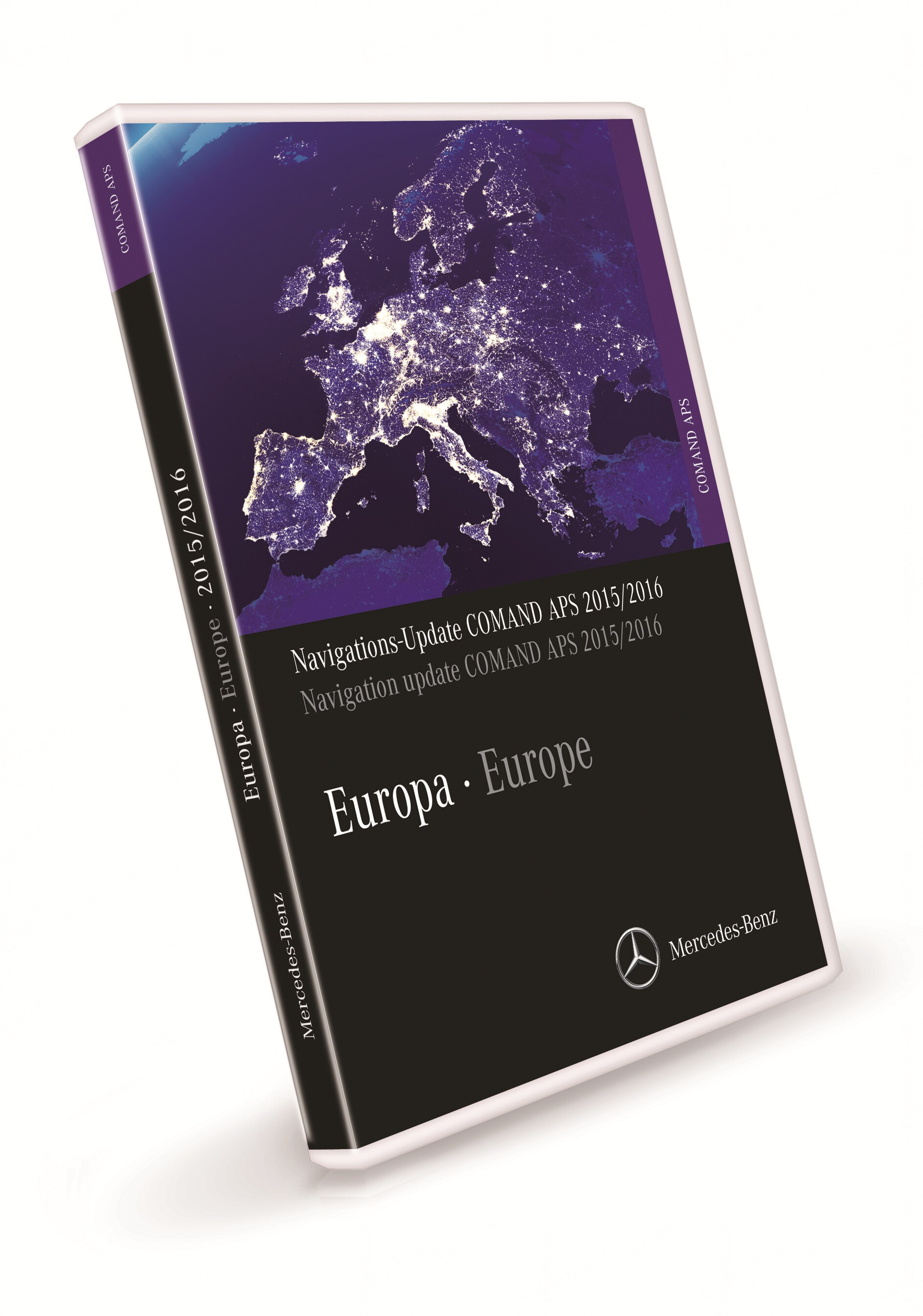 Actualización de mapas, COMAND APS, Europa, Versión 2015/2016 - violeta, NTG4-204