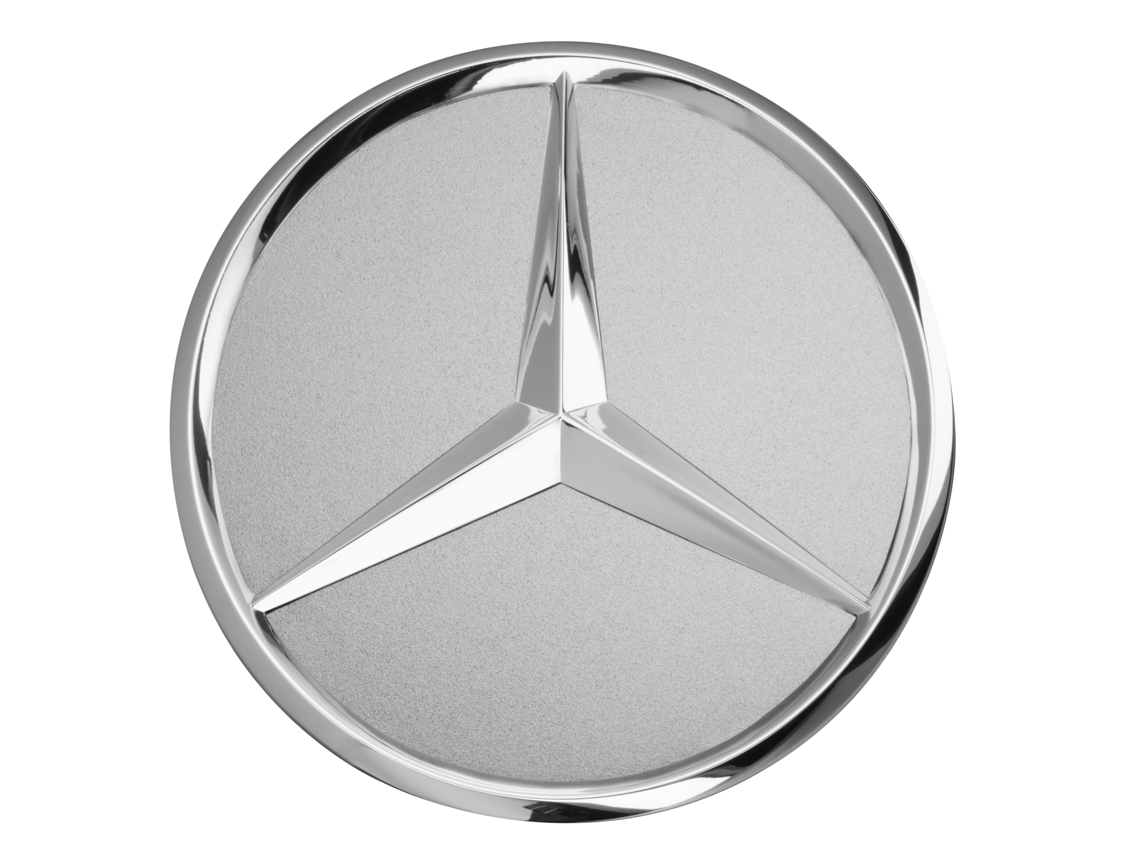 Embellecedor de rueda, Estrella en relieve - plata titanio, Efecto cromado
