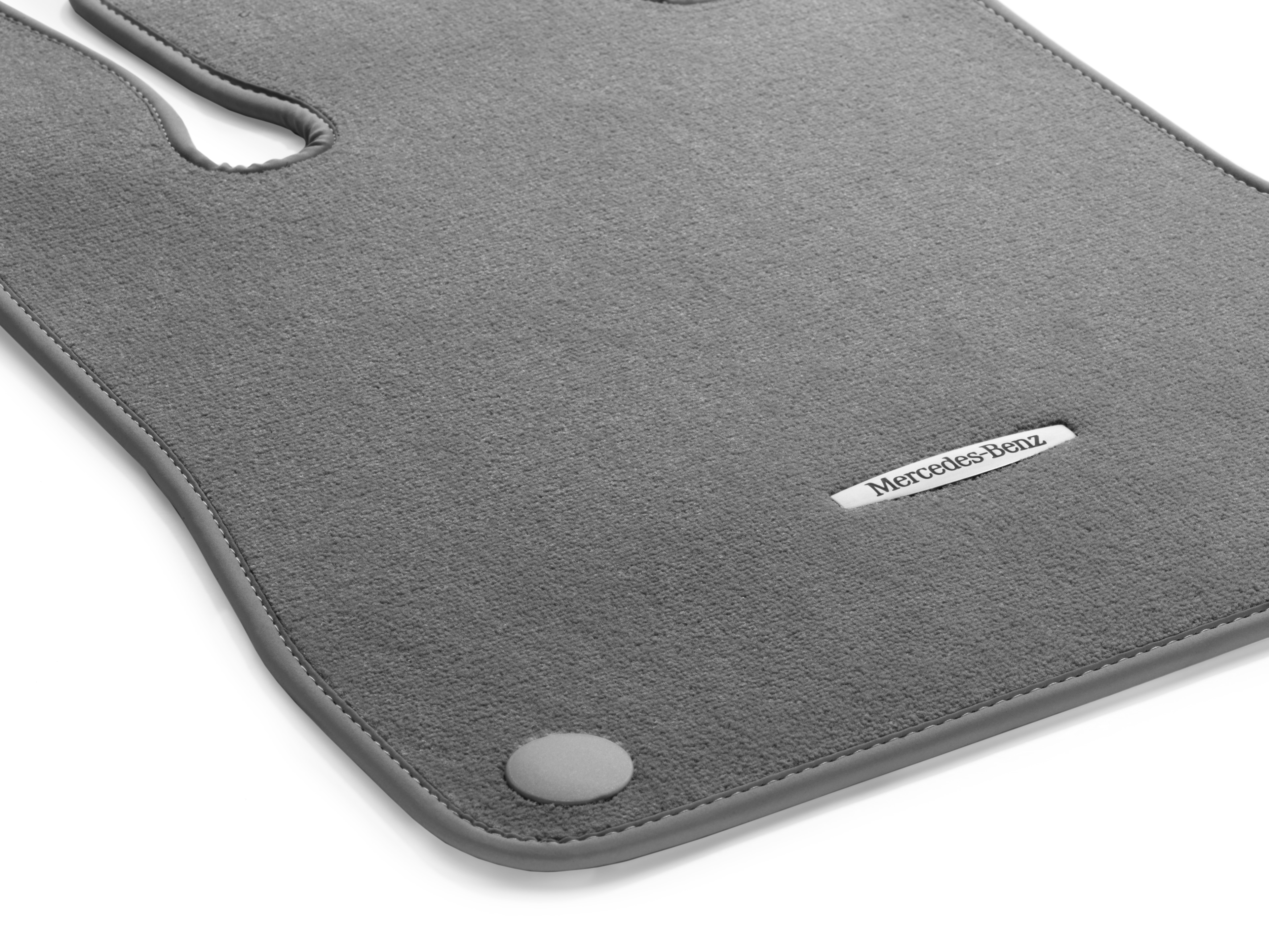 Alfombrillas CLASSIC, Kit, 2 piezas - Dirección a la derecha, gris franela