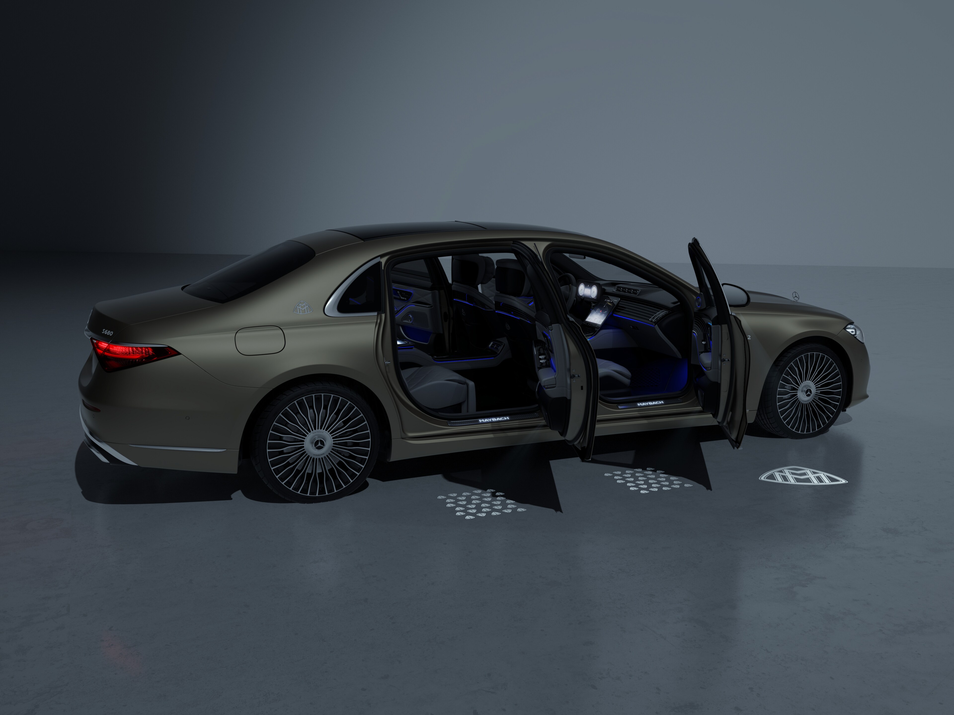 Proyector LCD, con Mercedes-Maybach Pattern animado - 1 kit