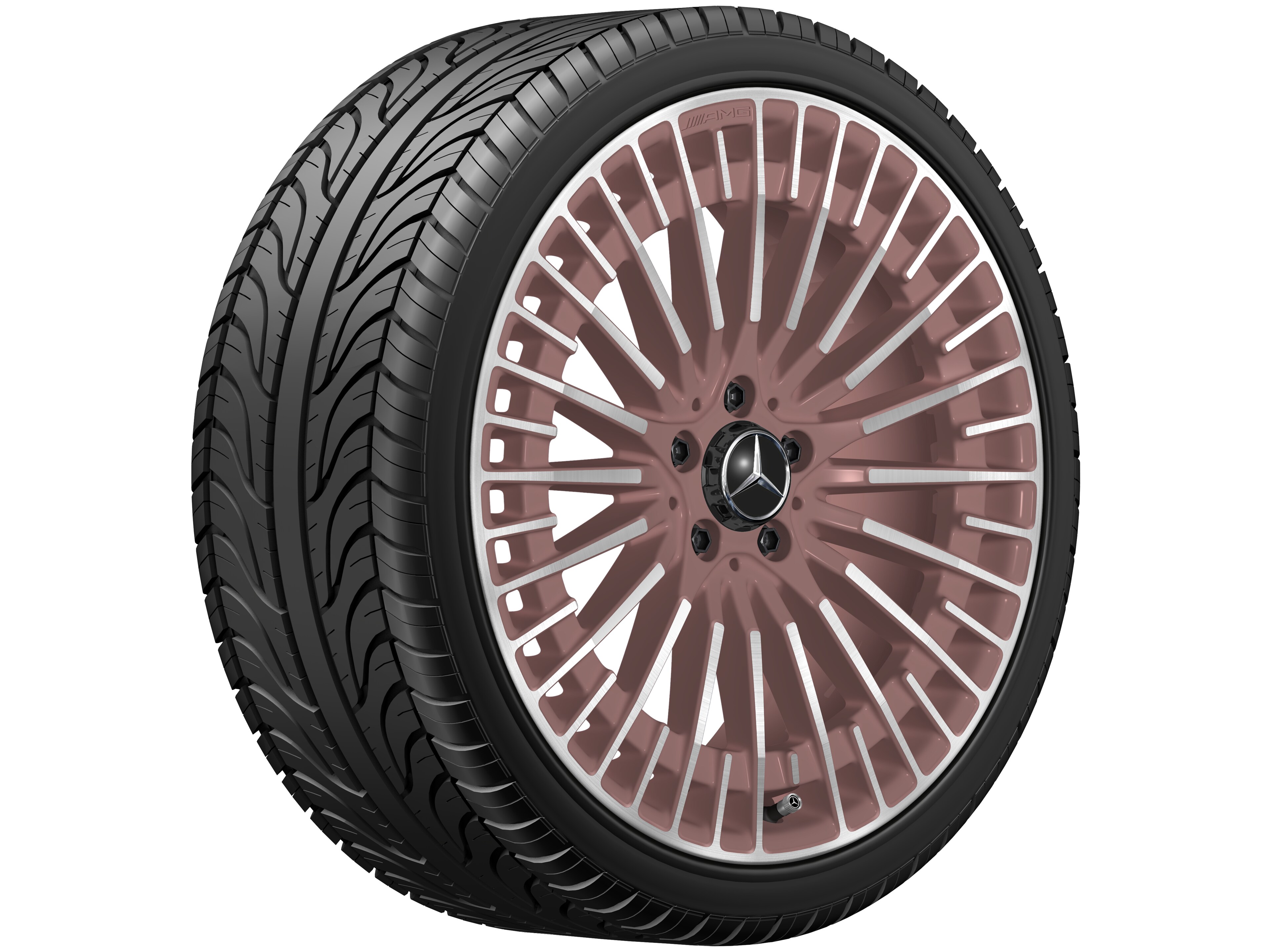 Llanta multirradio AMG, 50,8 cm (20 pulgadas) - 8,5 J x 20 ET 50,5, color cobre