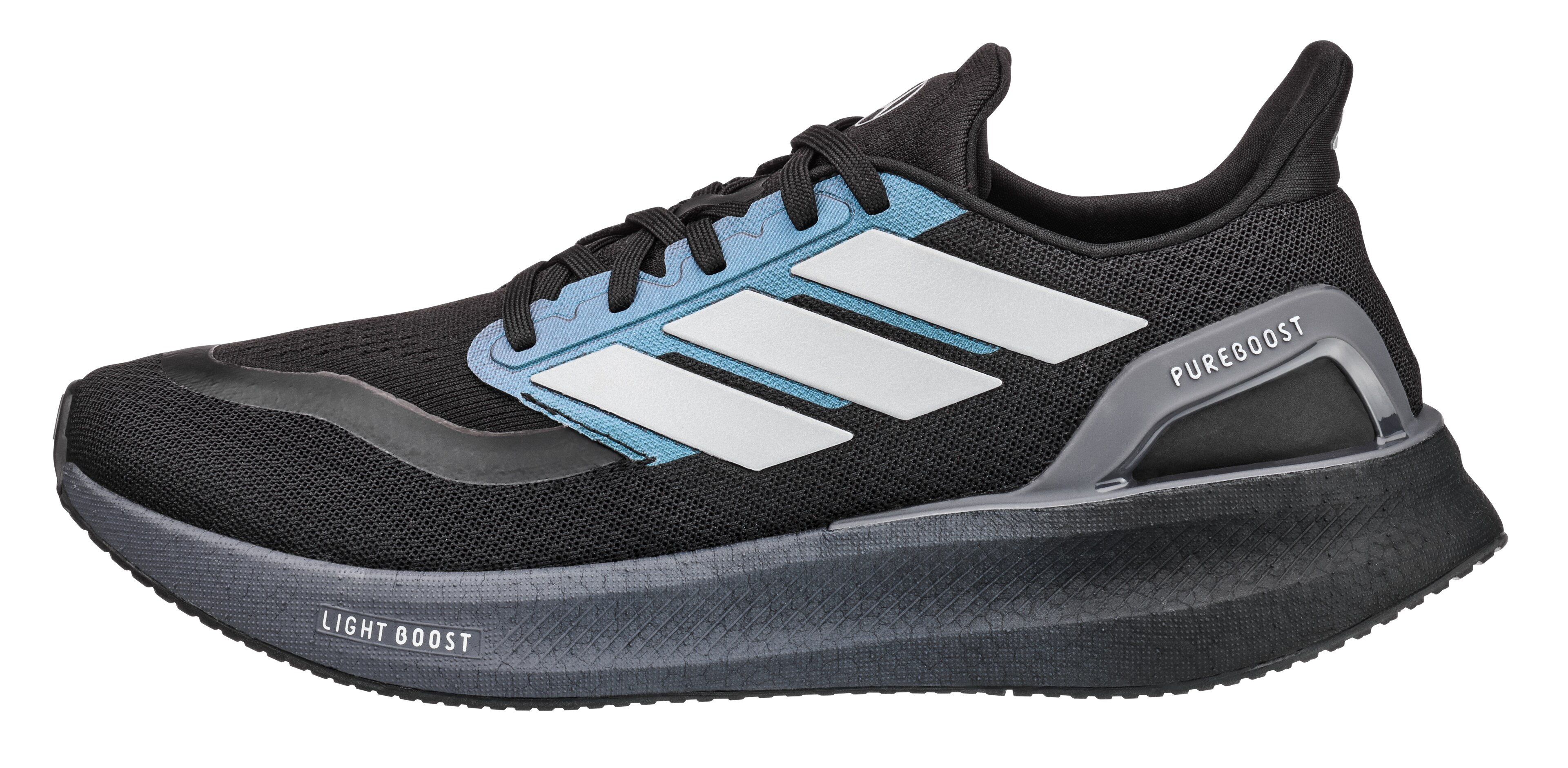 Zapatillas para correr, Pureboost 5 - negro / gris oscuro, 6,5, adidas