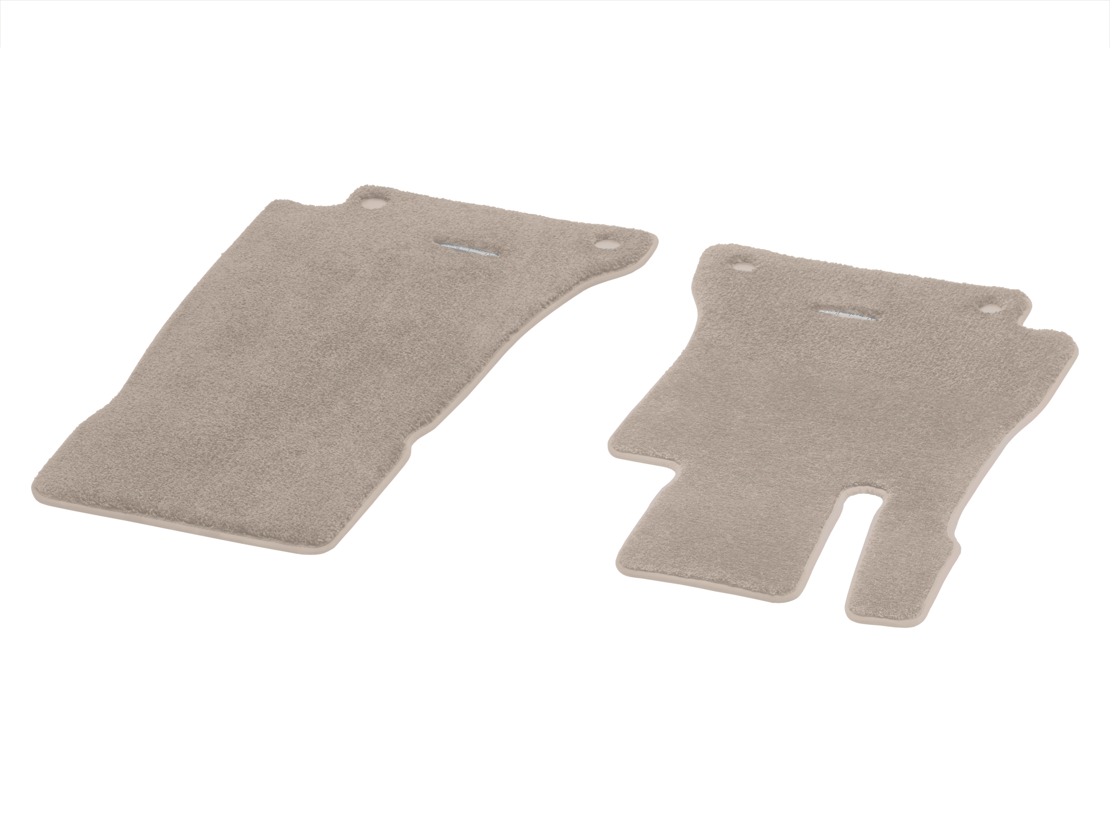 Alfombrillas EXCLUSIV, Alfombrilla para conductor/del acompañante, 2 piezas - Dirección a la izquierda, beige macchiato